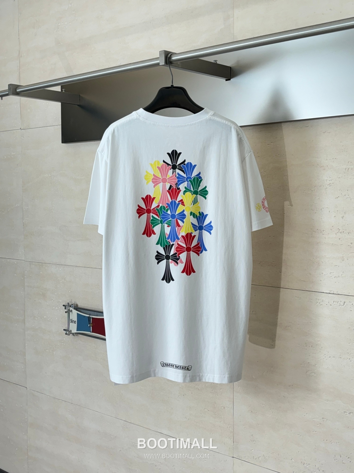 Chrome Hearts Miami Multicolor Sanskrit Cross Washed Short Sleeve T-Shirt 크롬하츠 마이애미 멀티컬러 산스크리트 크로스 워싱 반팔 티셔츠 2