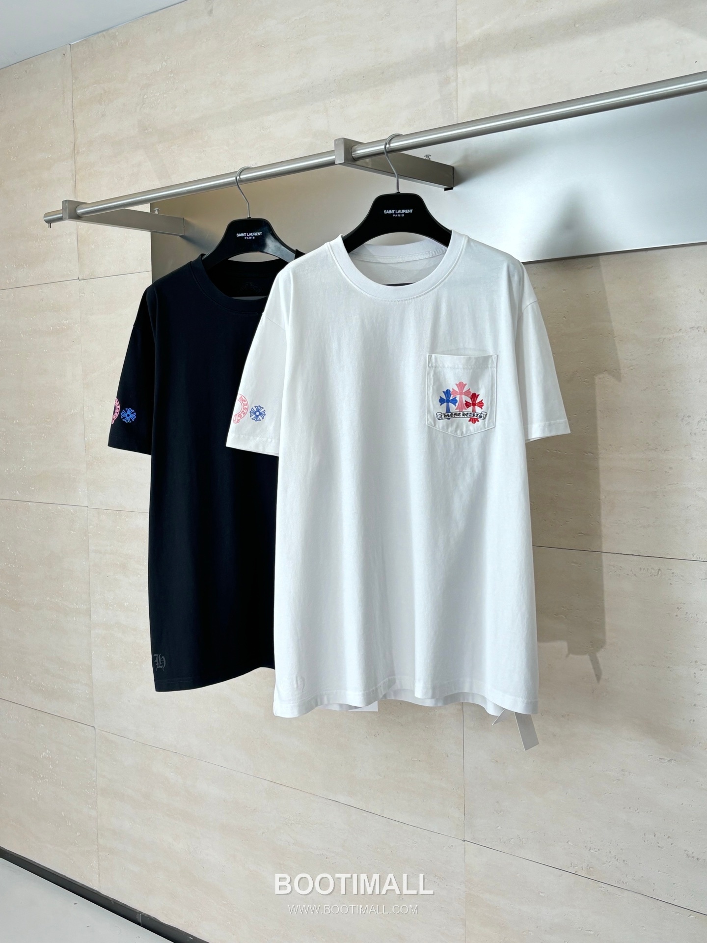 Chrome Hearts Miami Multicolor Sanskrit Cross Washed Short Sleeve T-Shirt 크롬하츠 마이애미 멀티컬러 산스크리트 크로스 워싱 반팔 티셔츠 4