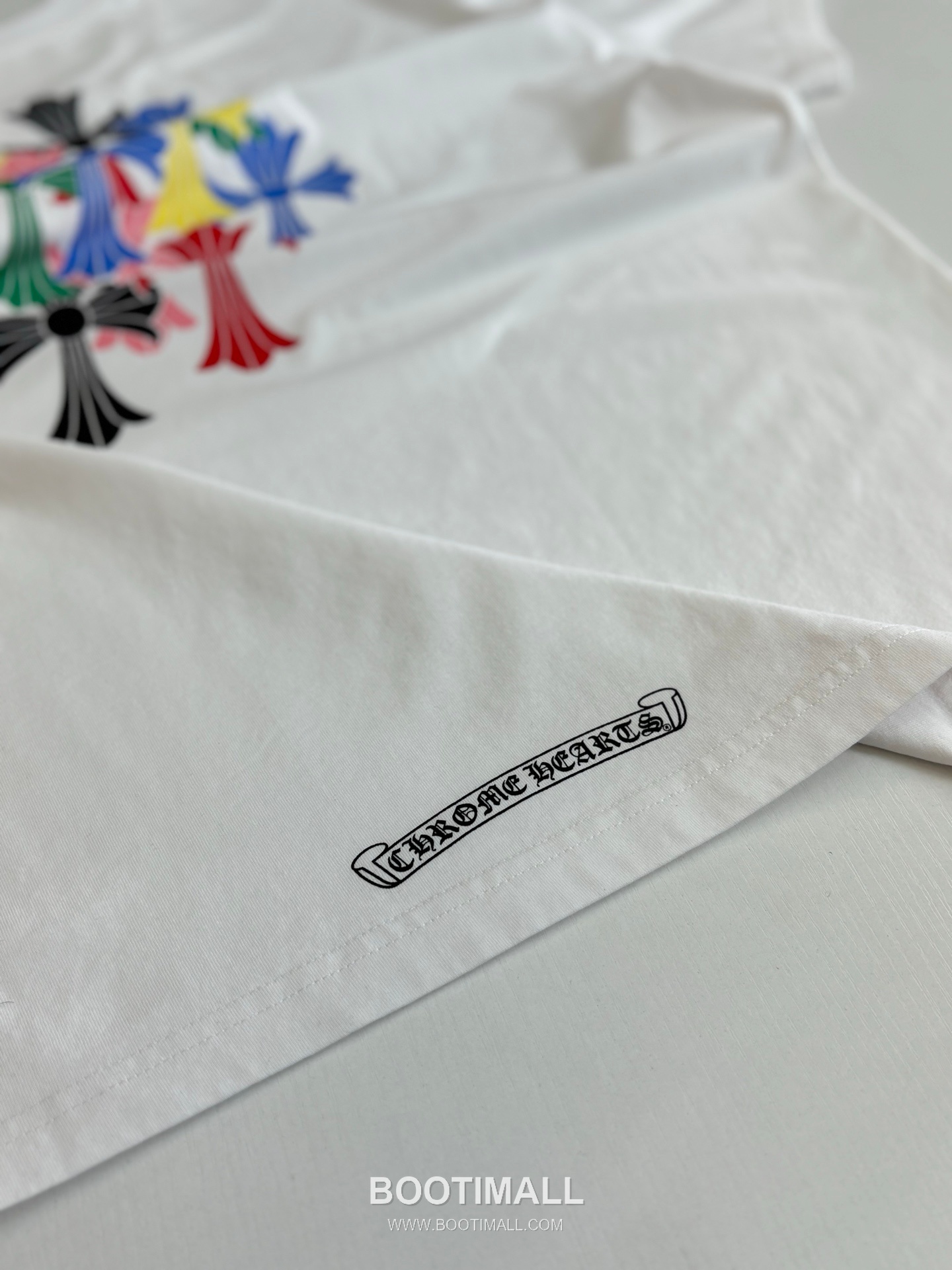 Chrome Hearts Miami Multicolor Sanskrit Cross Washed Short Sleeve T-Shirt 크롬하츠 마이애미 멀티컬러 산스크리트 크로스 워싱 반팔 티셔츠 9