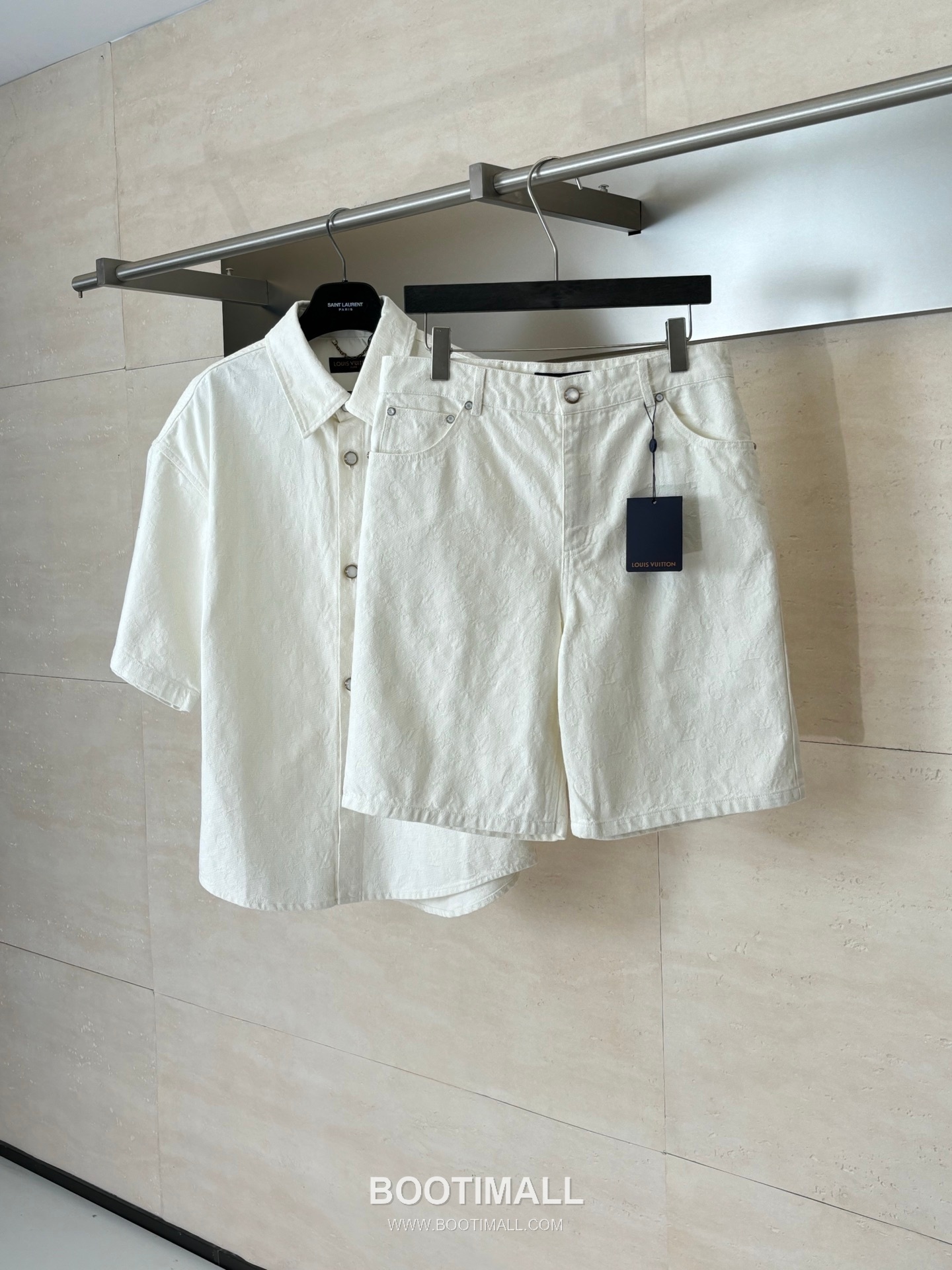 Louis Vuitton SS26 Monogram Jacquard Denim Shorts 루이비통 SS26 모노그램 자카드 데님 쇼츠 4