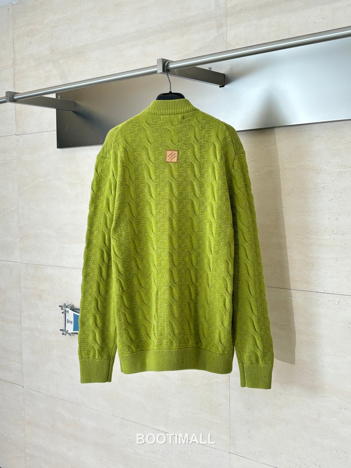 Louis Vuitton SS26 Damier Jacquard Cable Knit Zip Cardigan 루이비통 SS26 다미에 자카드 케이블 니트 집업 가디건 2