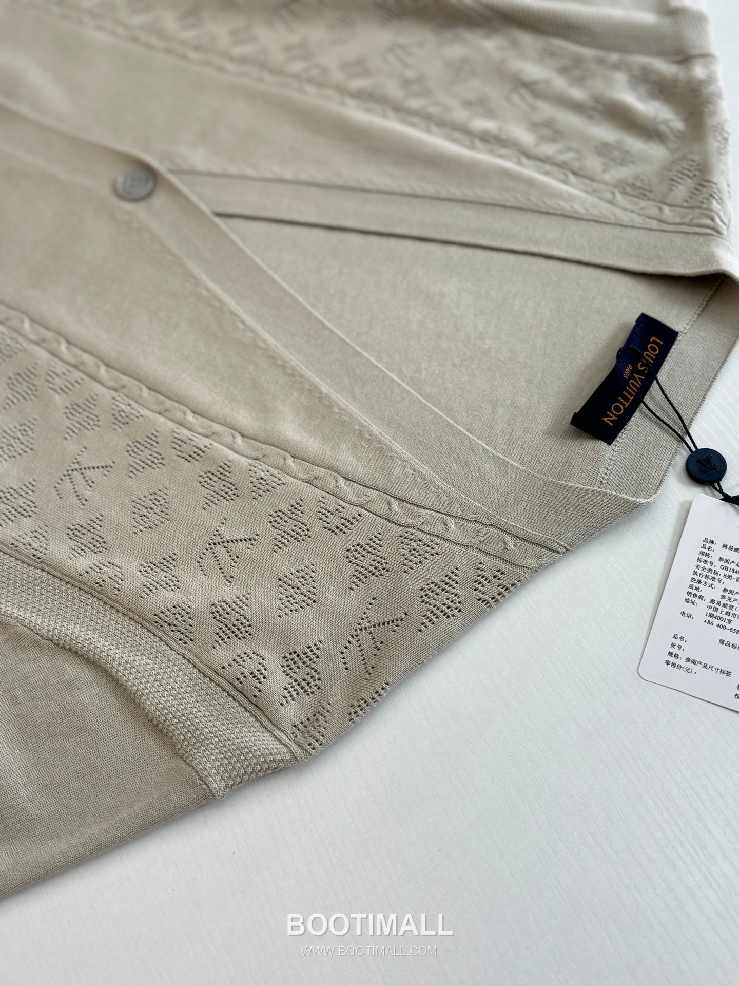 Louis Vuitton SS26 Monogram Openwork Jacquard Knit Cardigan 루이비통 SS26 모노그램 오픈워크 자카드 니트 가디건 7