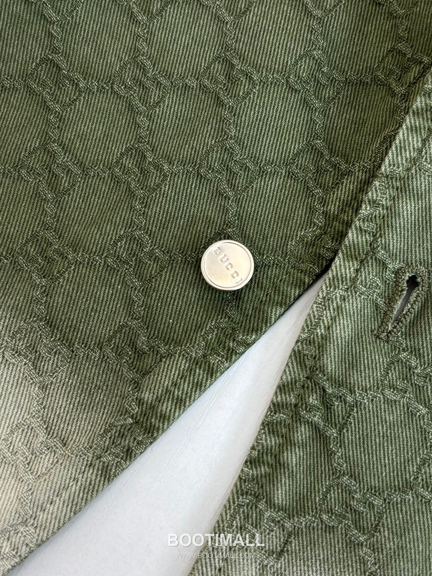 Gucci GG Monogram Gradient Jacquard Denim Short Sleeve Shirt 구찌 GG 모노그램 그라데이션 자카드 데님 반팔 셔츠 10