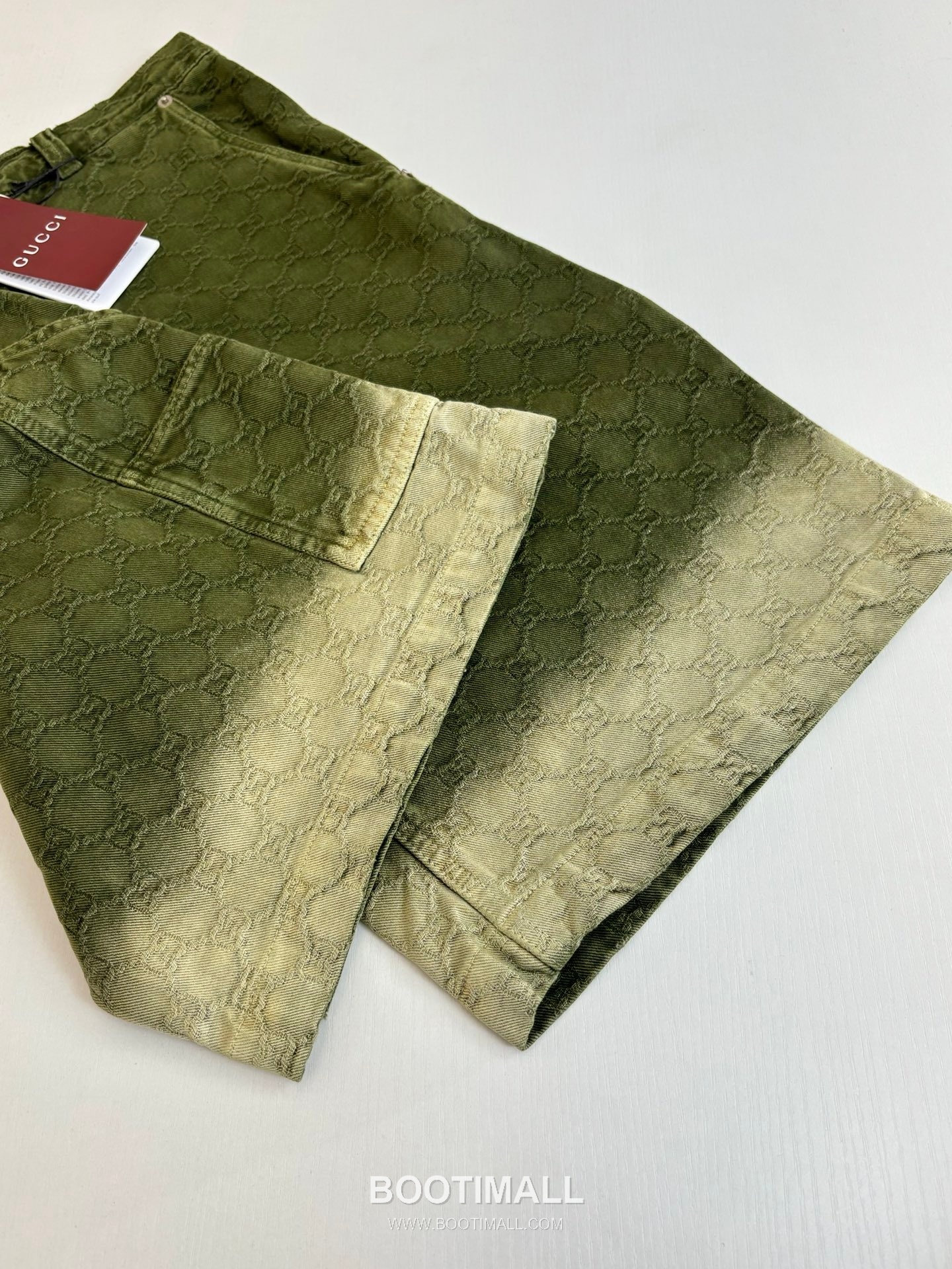 Gucci GG Monogram Gradient Jacquard Denim Shorts 구찌 GG 모노그램 그라데이션 자카드 데님 쇼츠 7