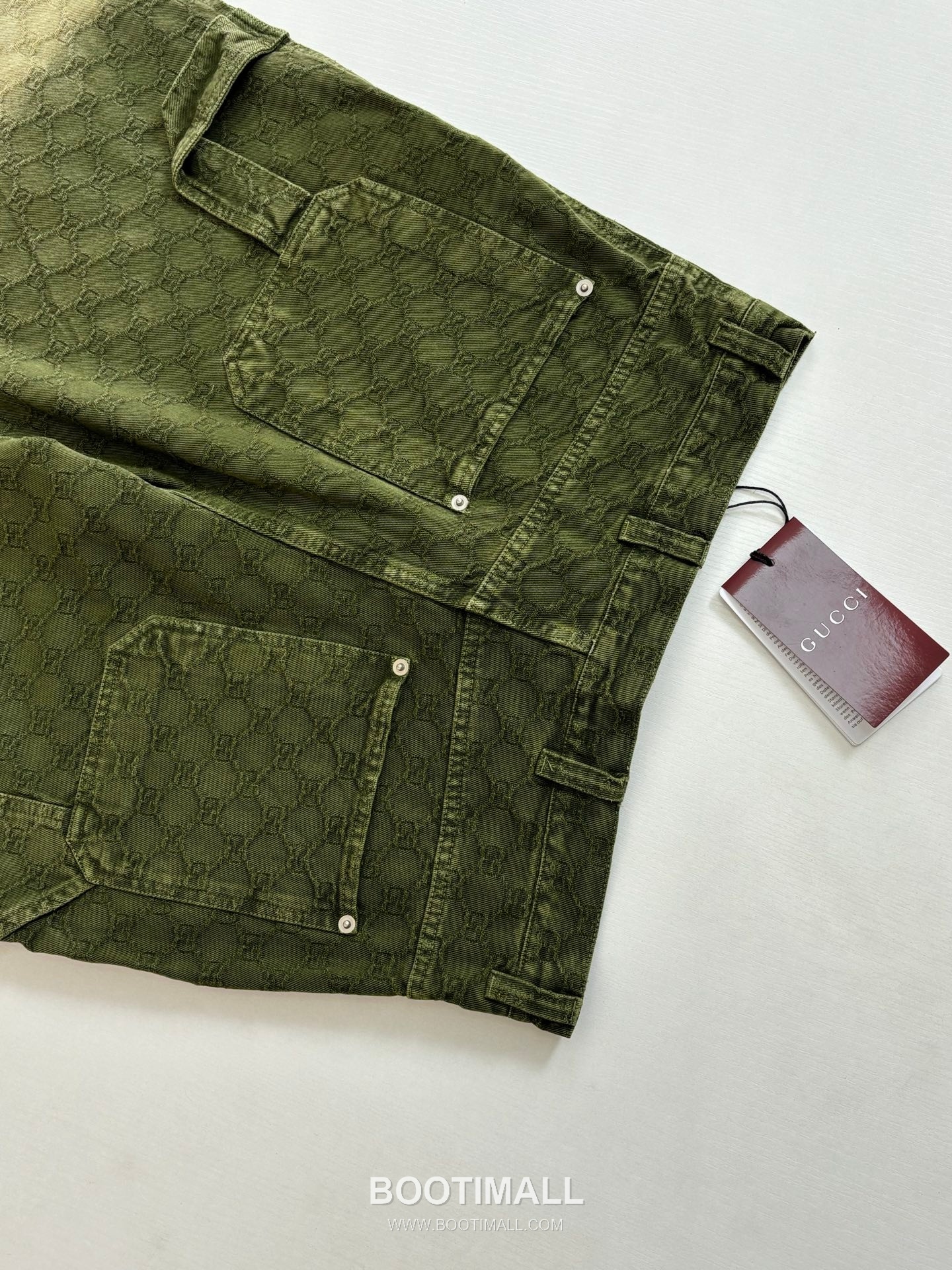 Gucci GG Monogram Gradient Jacquard Denim Shorts 구찌 GG 모노그램 그라데이션 자카드 데님 쇼츠 8