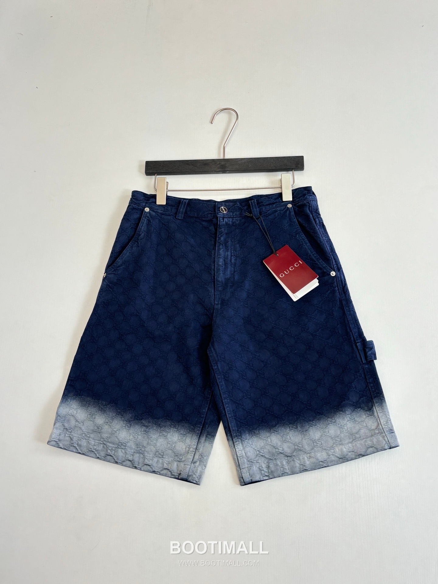 Gucci GG Monogram Gradient Jacquard Denim Shorts 구찌 GG 모노그램 그라데이션 자카드 데님 쇼츠 3