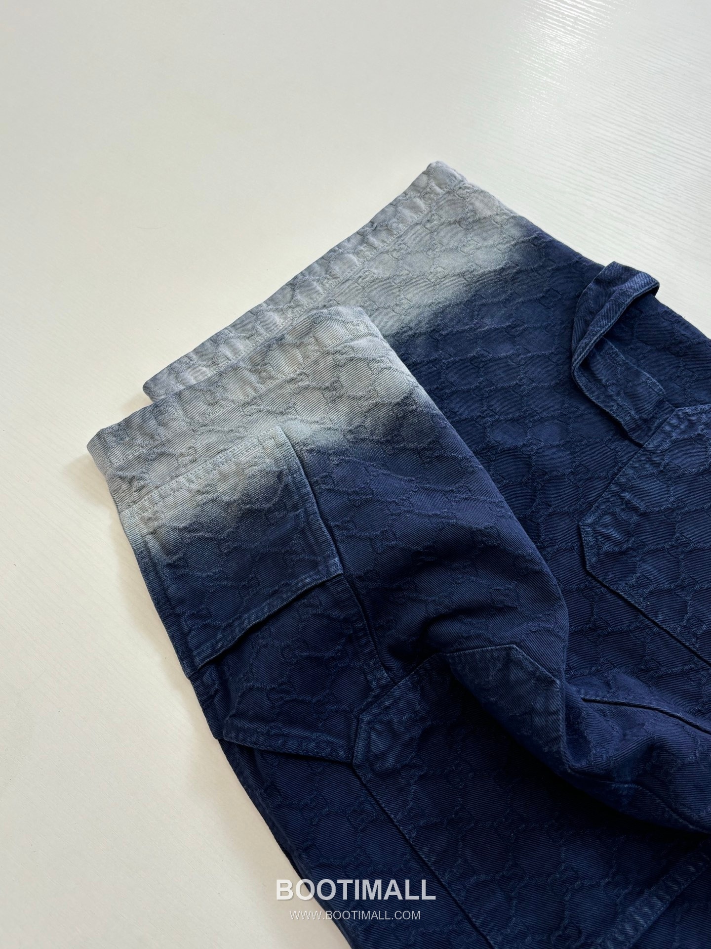 Gucci GG Monogram Gradient Jacquard Denim Shorts 구찌 GG 모노그램 그라데이션 자카드 데님 쇼츠 11