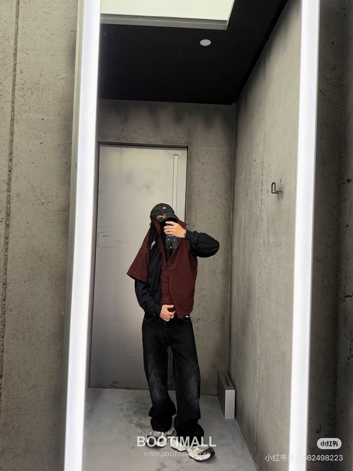 Balenciaga Early Spring Check Patchwork Long Sleeve Shirt 발렌시아가 얼리 스프링 체크 패치워크 롱슬리브 셔츠 6