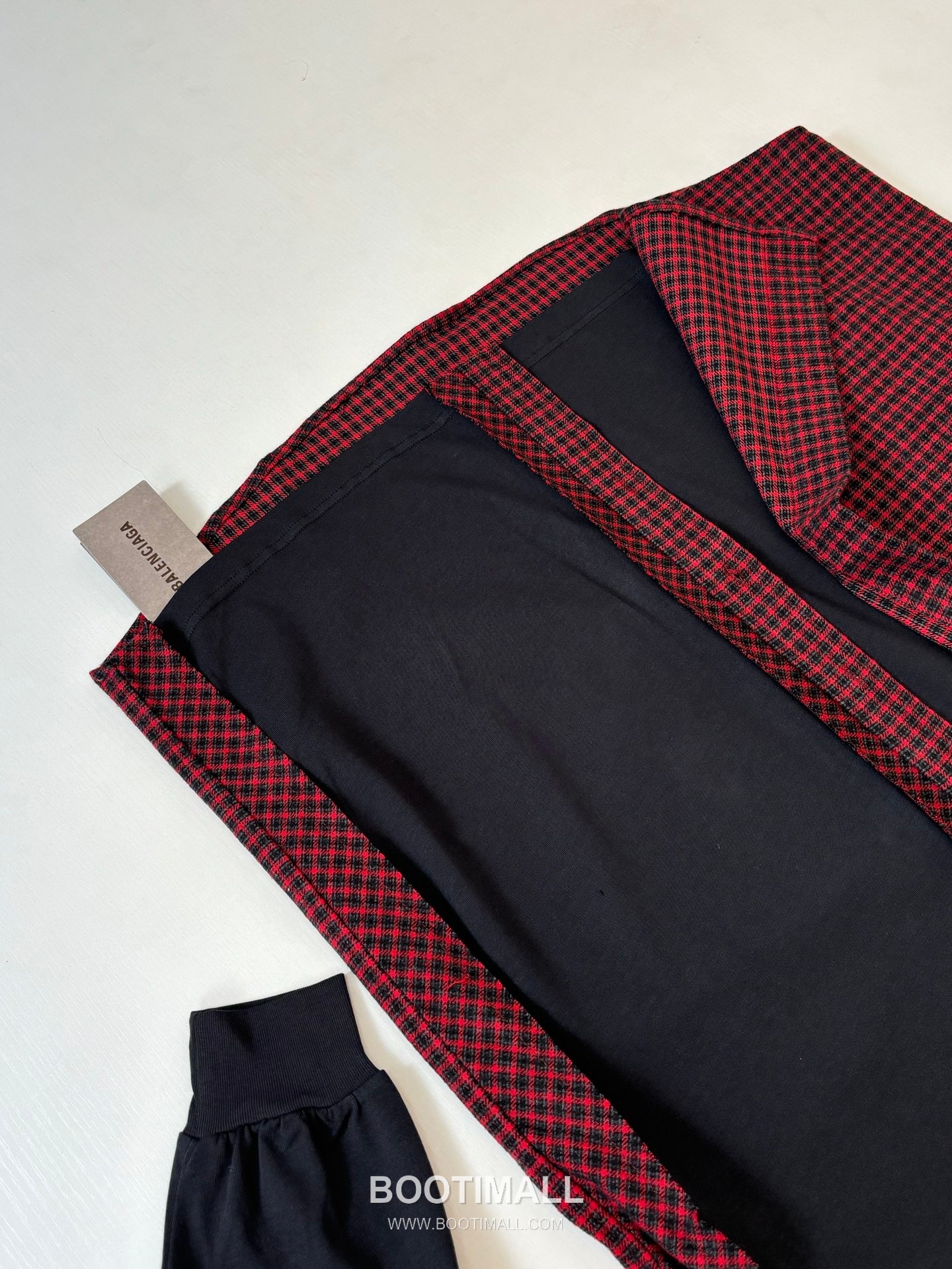 Balenciaga Early Spring Check Patchwork Long Sleeve Shirt 발렌시아가 얼리 스프링 체크 패치워크 롱슬리브 셔츠 12