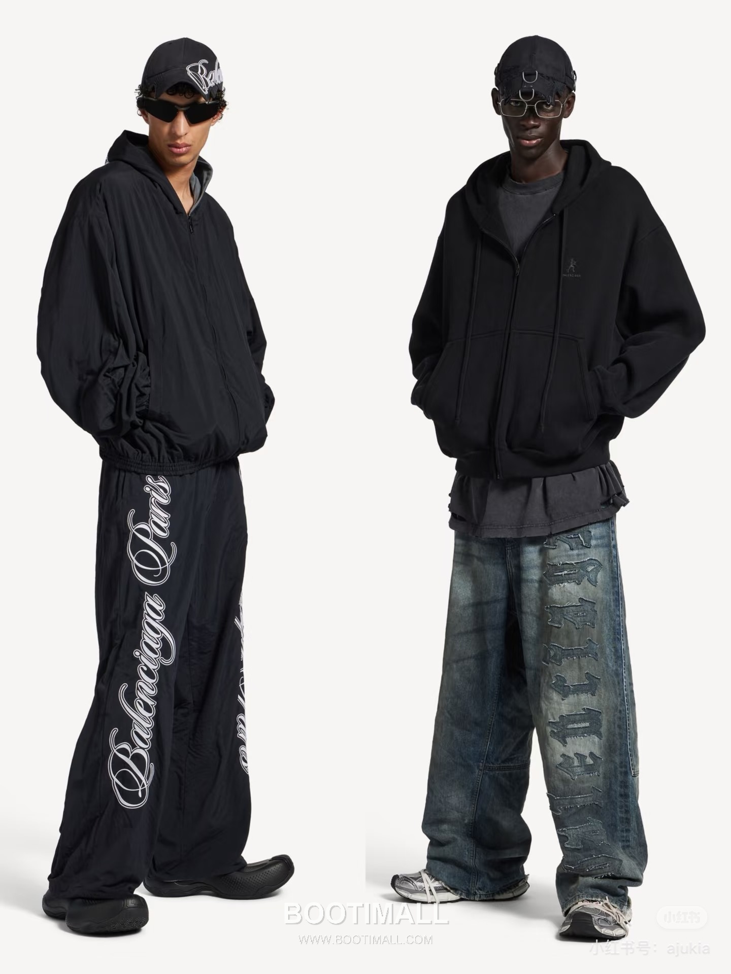 Balenciaga 3B Football Baggy Cotton Sweatpants 발렌시아가 3B 풋볼 배기 코튼 스웨트 팬츠 4