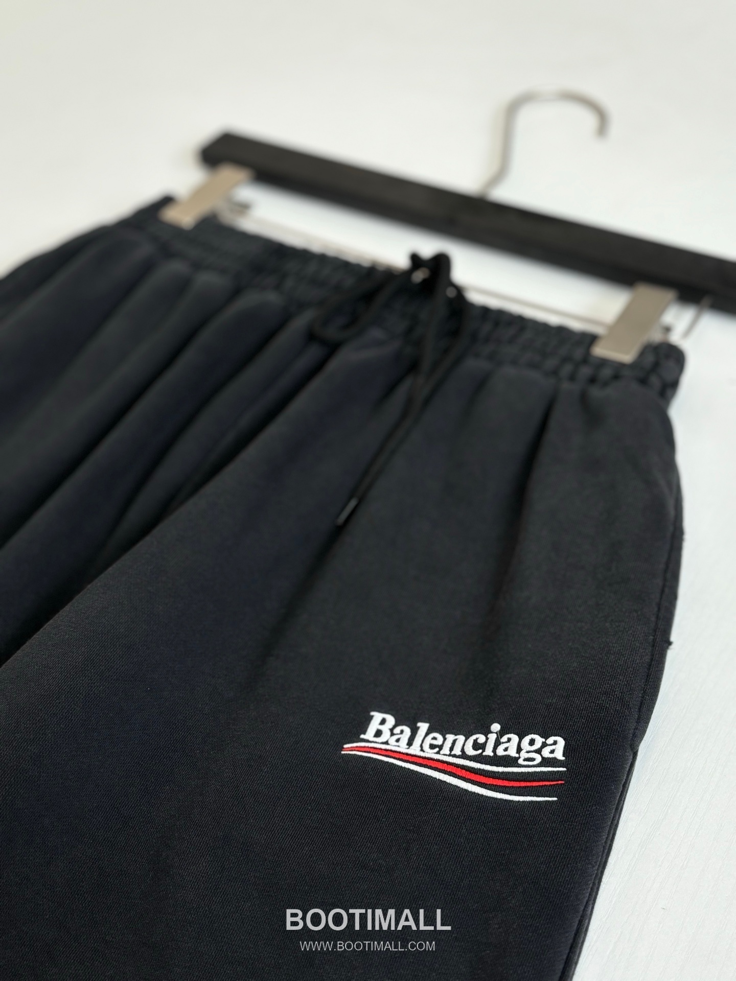 Balenciaga Cola Wave Logo Embroidered Cotton Sweatpants 발렌시아가 콜라 웨이브 로고 자수 코튼 스웨트 팬츠 6