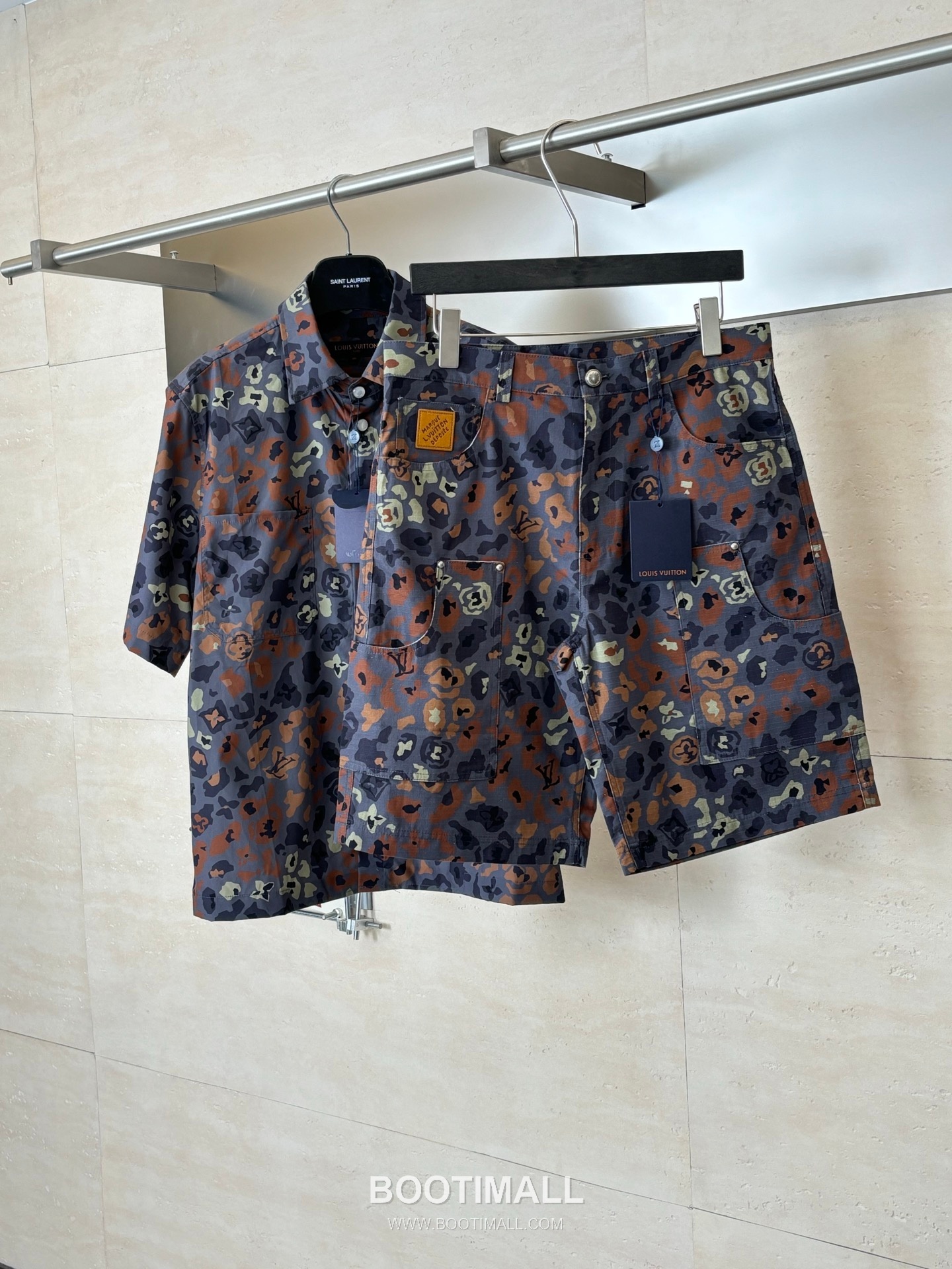 Louis Vuitton FW25 Nigo Printed Poplin Shorts 루이비통 FW25 니고 프린트 포플린 쇼츠 4