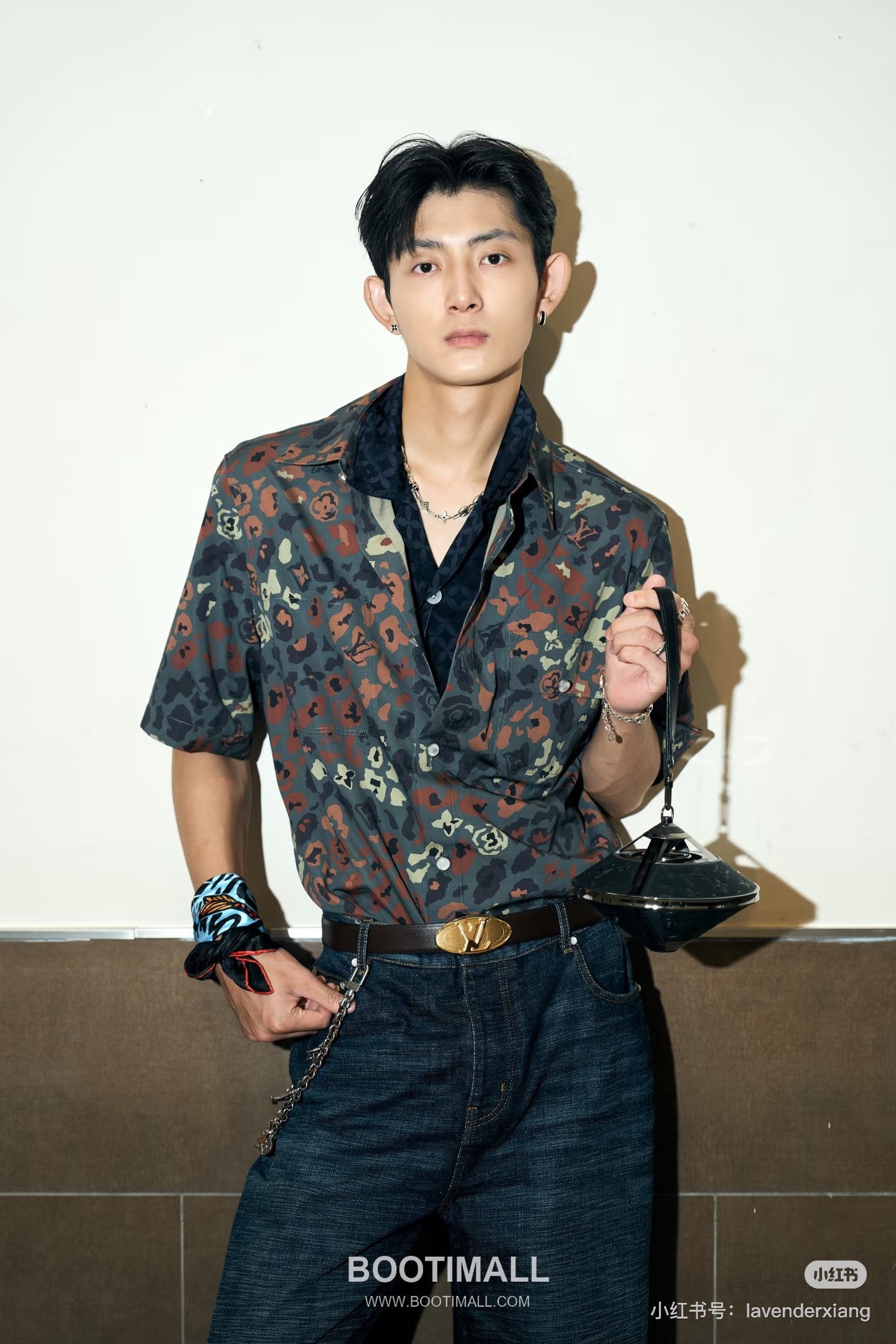 Louis Vuitton FW25 Nigo Printed Poplin Short Sleeve Shirt 루이비통 FW25 니고 프린트 포플린 반팔 셔츠 3