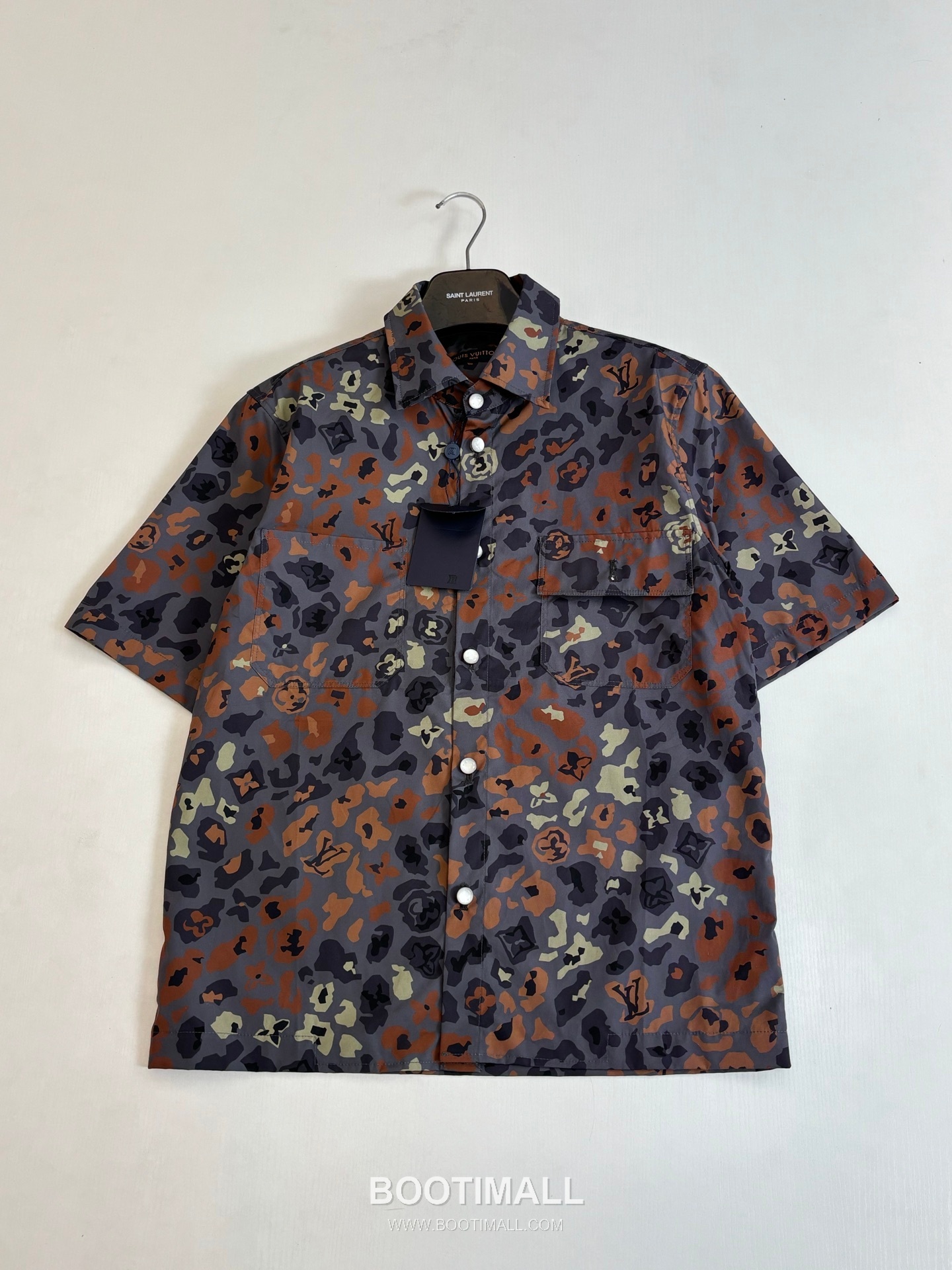 Louis Vuitton FW25 Nigo Printed Poplin Short Sleeve Shirt 루이비통 FW25 니고 프린트 포플린 반팔 셔츠 9