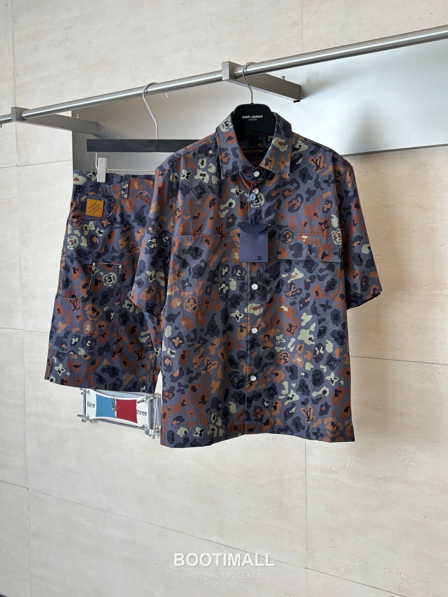 Louis Vuitton FW25 Nigo Printed Poplin Short Sleeve Shirt 루이비통 FW25 니고 프린트 포플린 반팔 셔츠 10