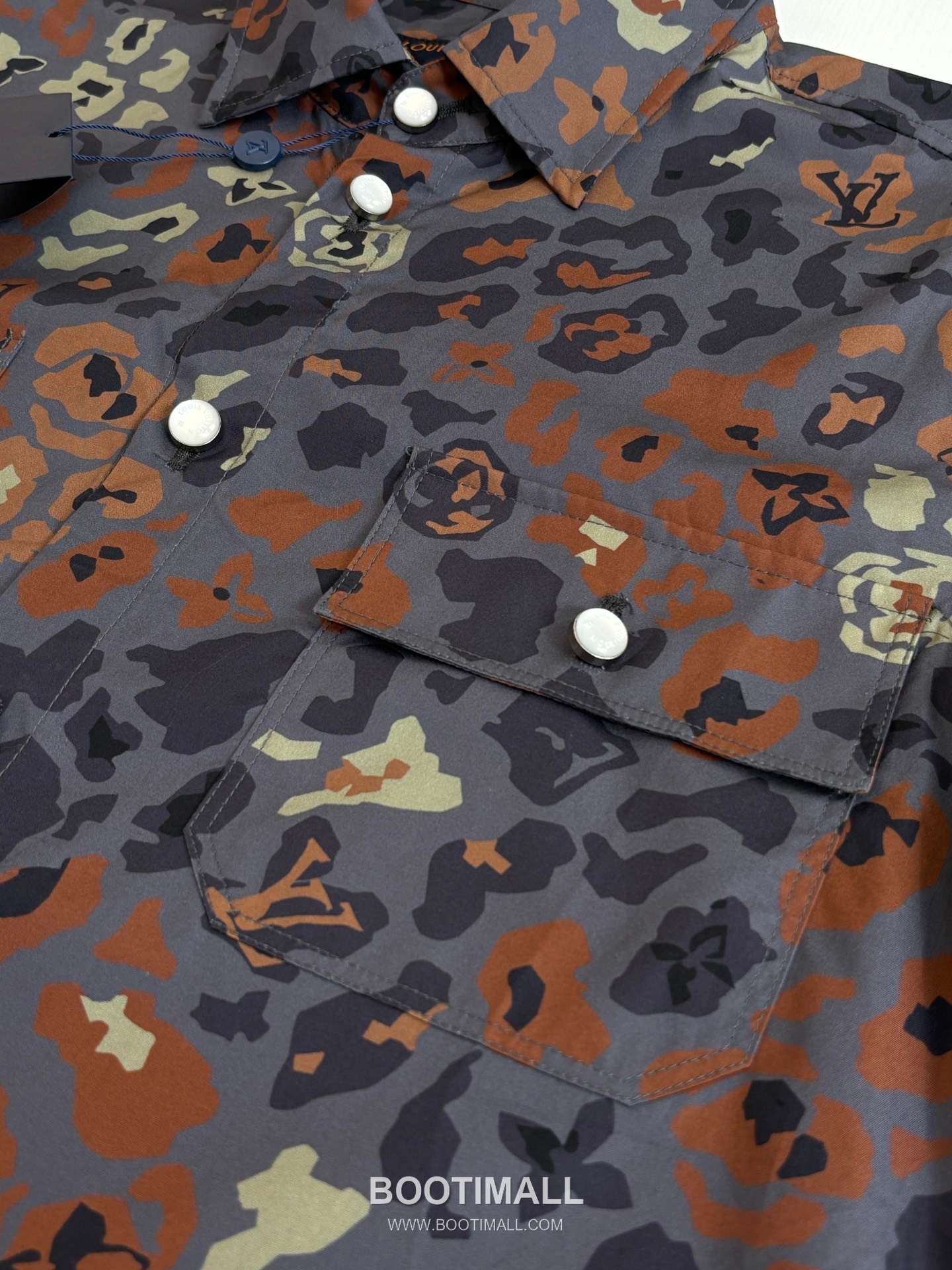 Louis Vuitton FW25 Nigo Printed Poplin Short Sleeve Shirt 루이비통 FW25 니고 프린트 포플린 반팔 셔츠 12