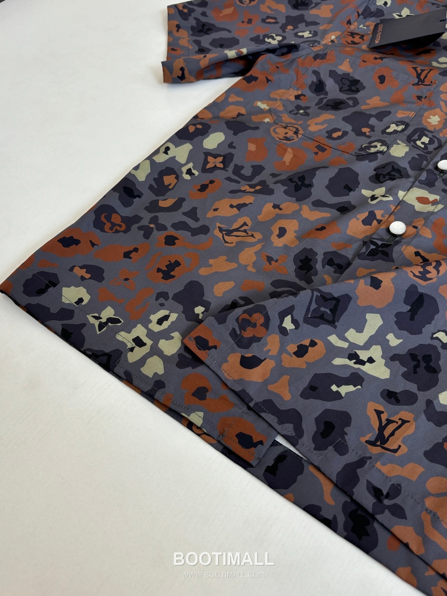 Louis Vuitton FW25 Nigo Printed Poplin Short Sleeve Shirt 루이비통 FW25 니고 프린트 포플린 반팔 셔츠 13