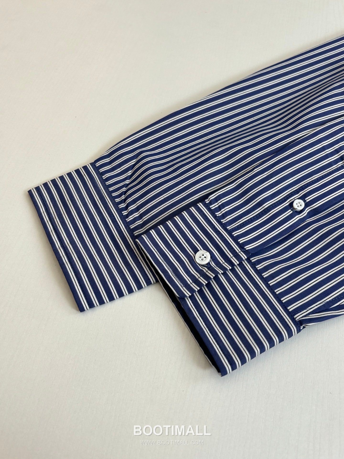 Balenciaga SS26 Sleeve Logo Stripe Check Long Sleeve Shirt 발렌시아가 SS26 슬리브 로고 스트라이프 체크 롱슬리브 셔츠 12