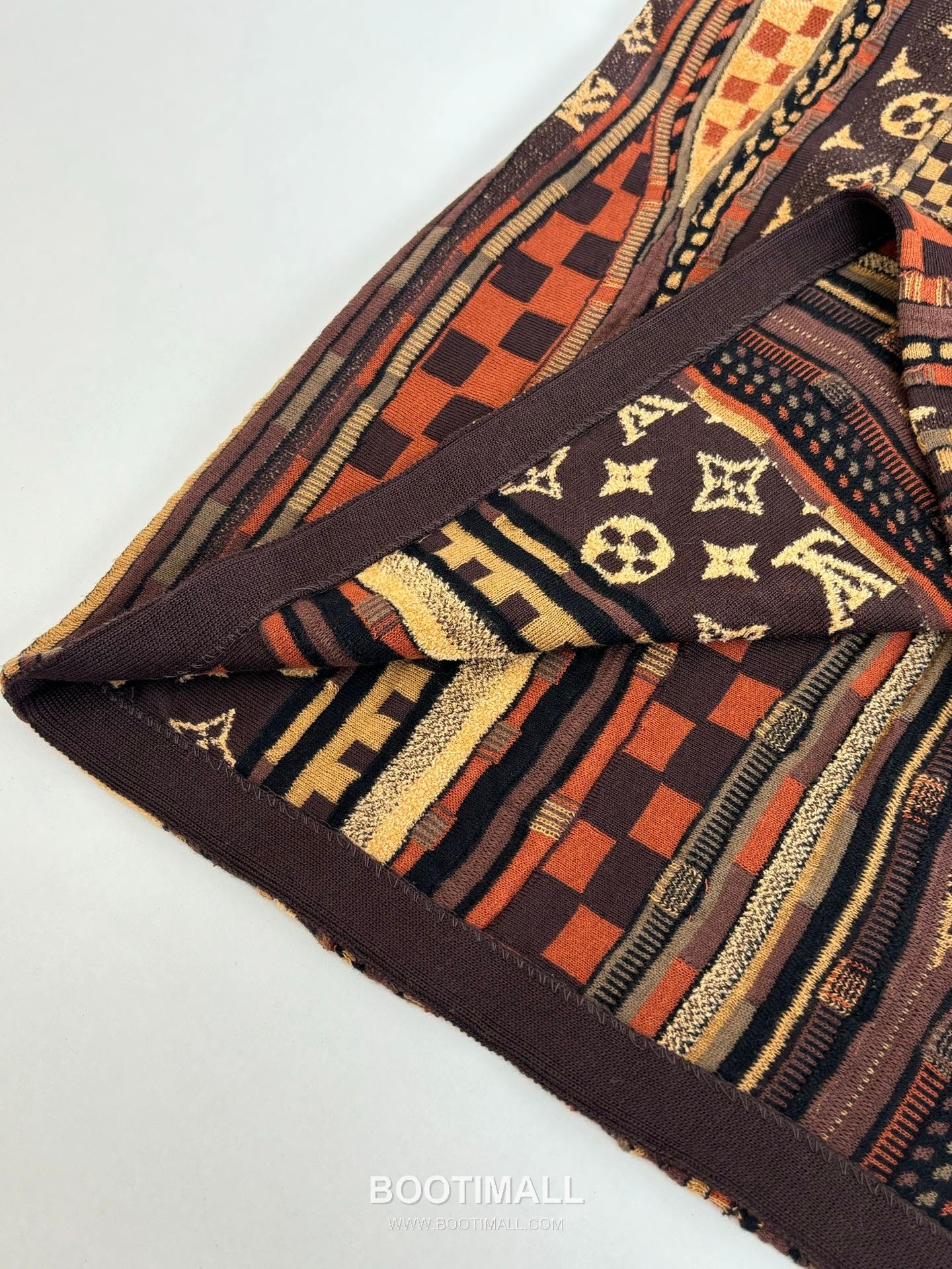 Louis Vuitton FW25 Nigo Monogram Intarsia Knit Polo Short Sleeve 루이비통 FW25 니고 모노그램 인타르시아 니트 폴로 반팔 15