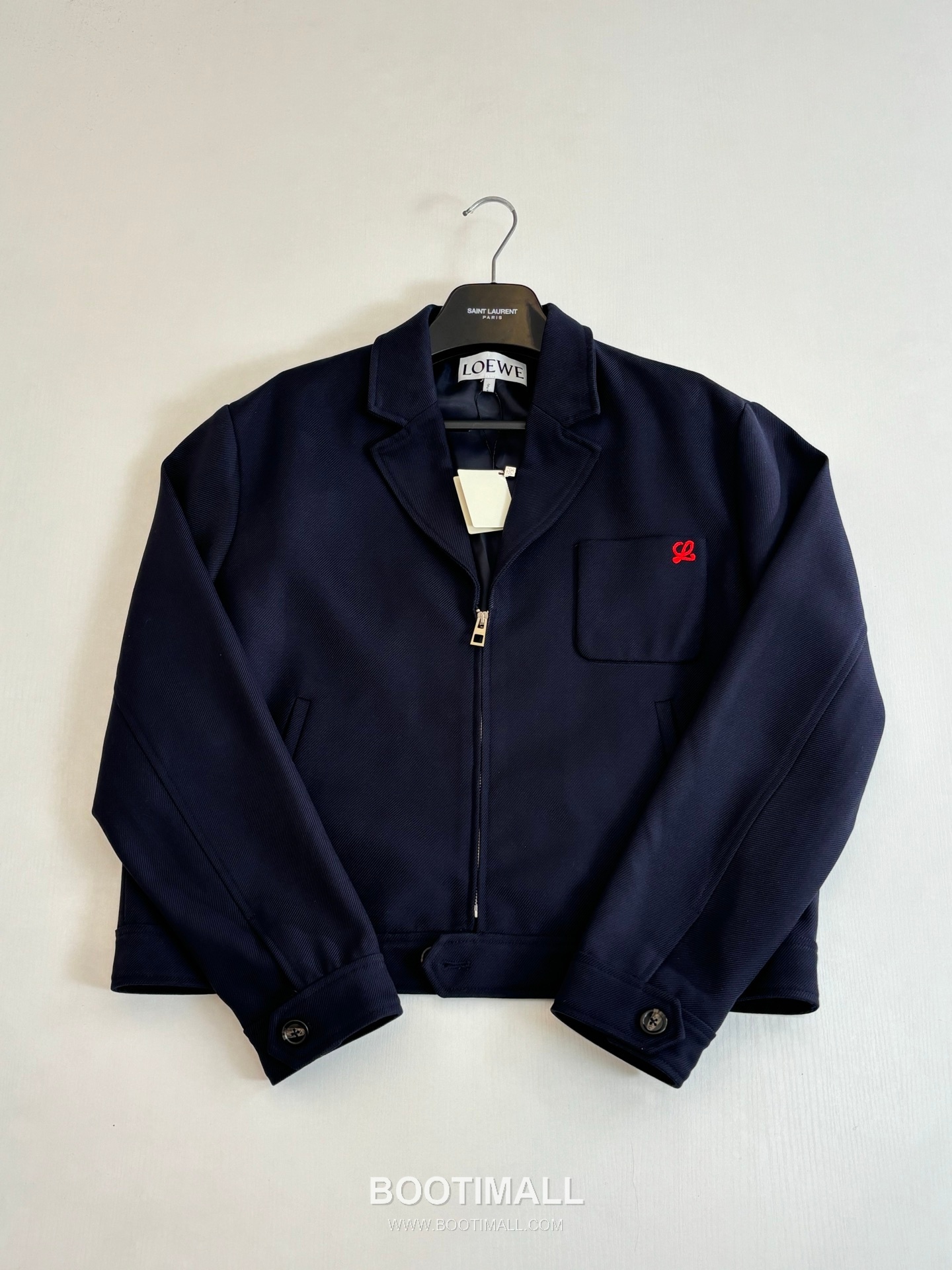 Loewe SS26 Cropped Blazer Collar Jacket 로에베 SS26 크롭 블레이저 카라 재킷 3