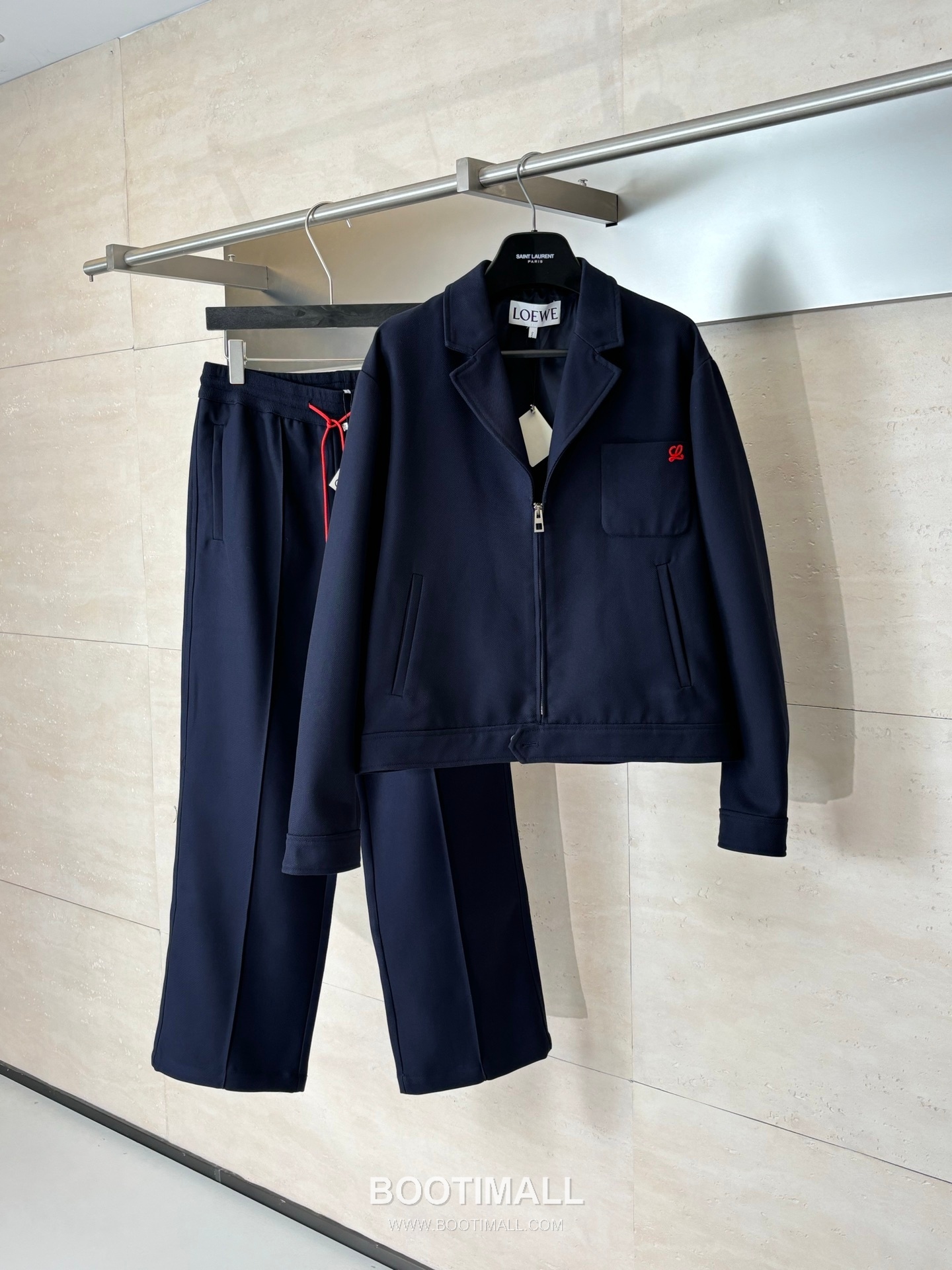Loewe SS26 Cropped Blazer Collar Jacket 로에베 SS26 크롭 블레이저 카라 재킷 4