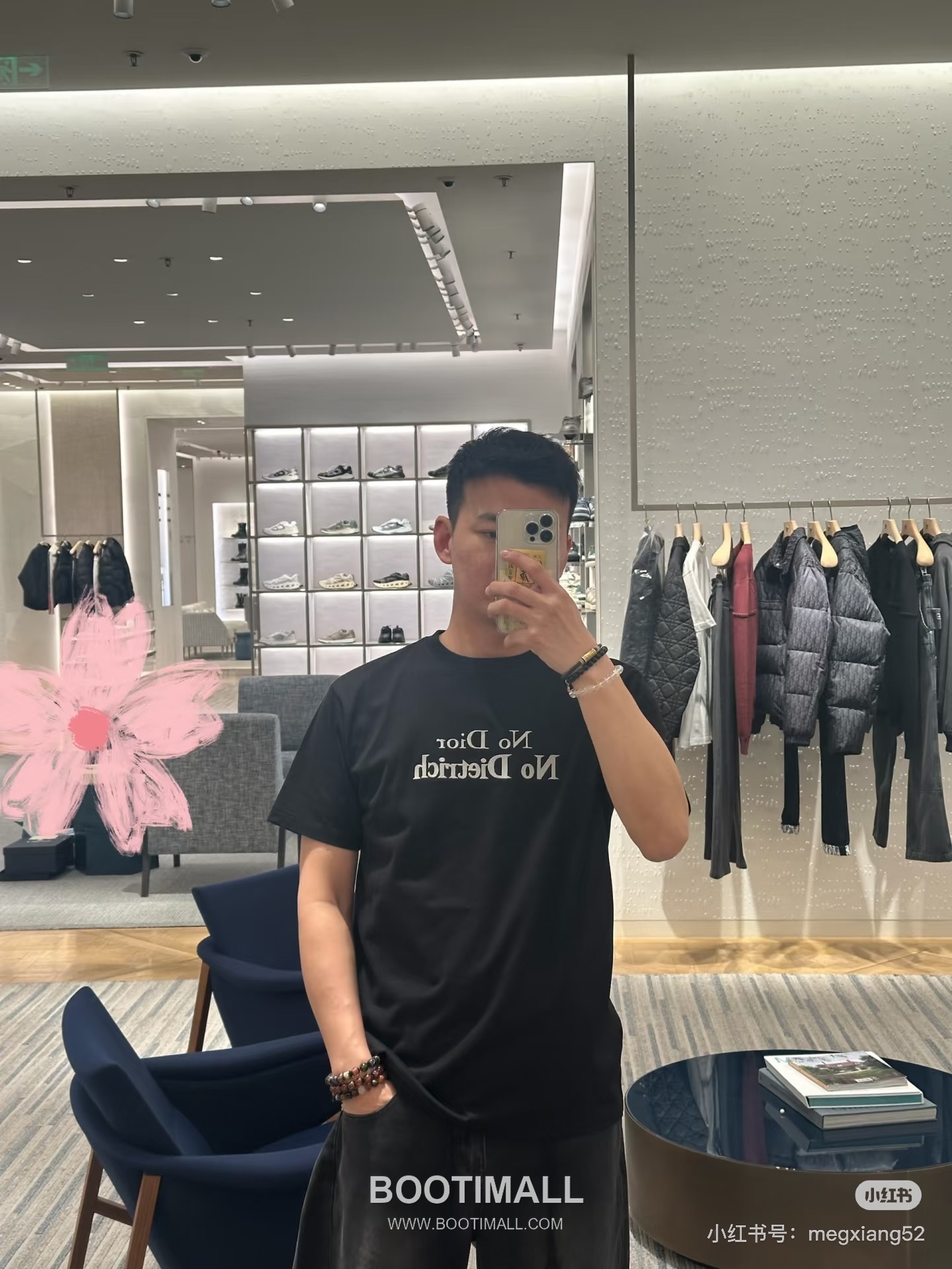 Dior SS26 “No Dior No Dietrich” Embroidered Cotton Short Sleeve T-Shirt 디올 SS26 노 디올 노 디트리히 자수 코튼 반팔 티셔츠 5