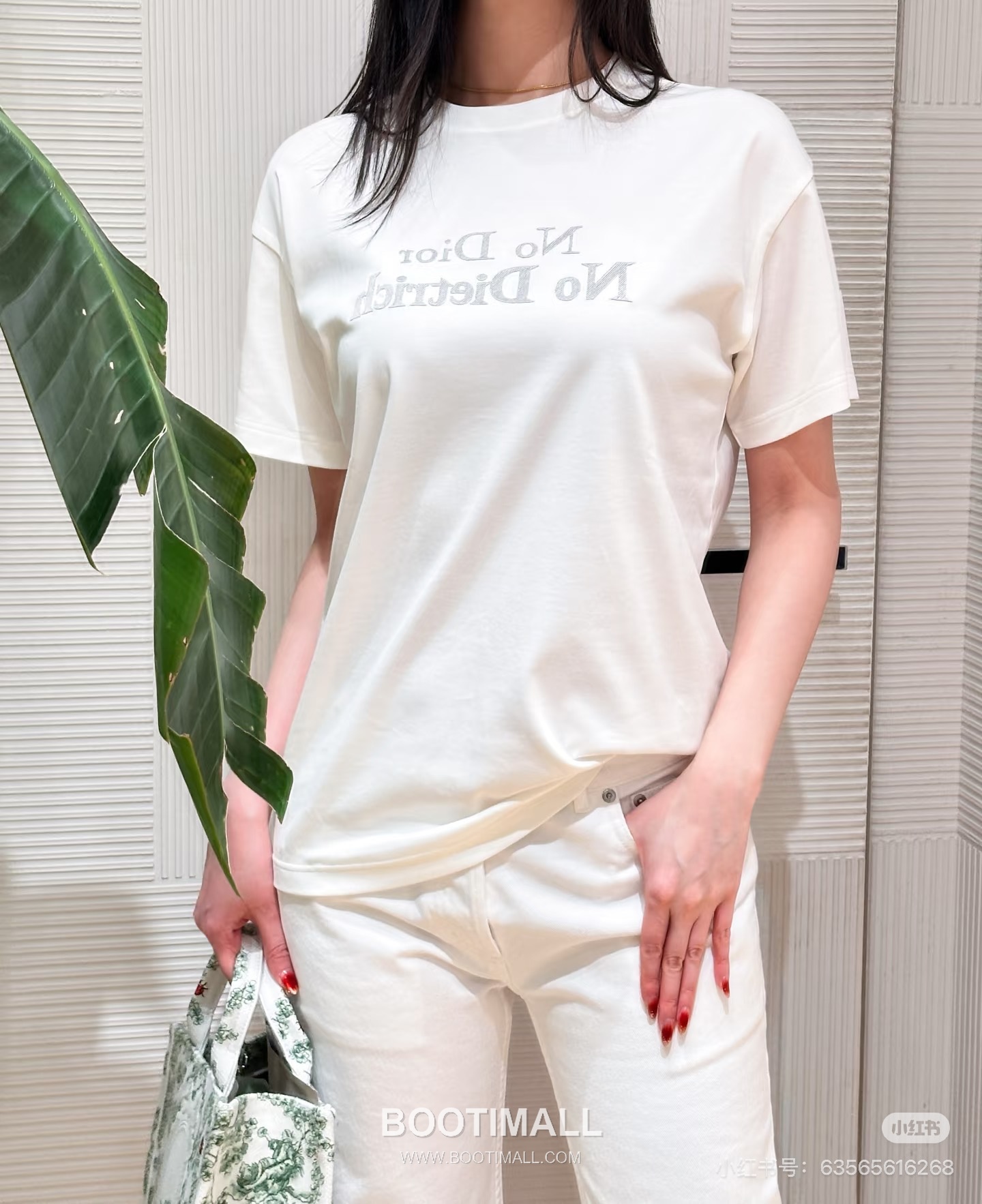 Dior SS26 “No Dior No Dietrich” Embroidered Cotton Short Sleeve T-Shirt 디올 SS26 노 디올 노 디트리히 자수 코튼 반팔 티셔츠 9