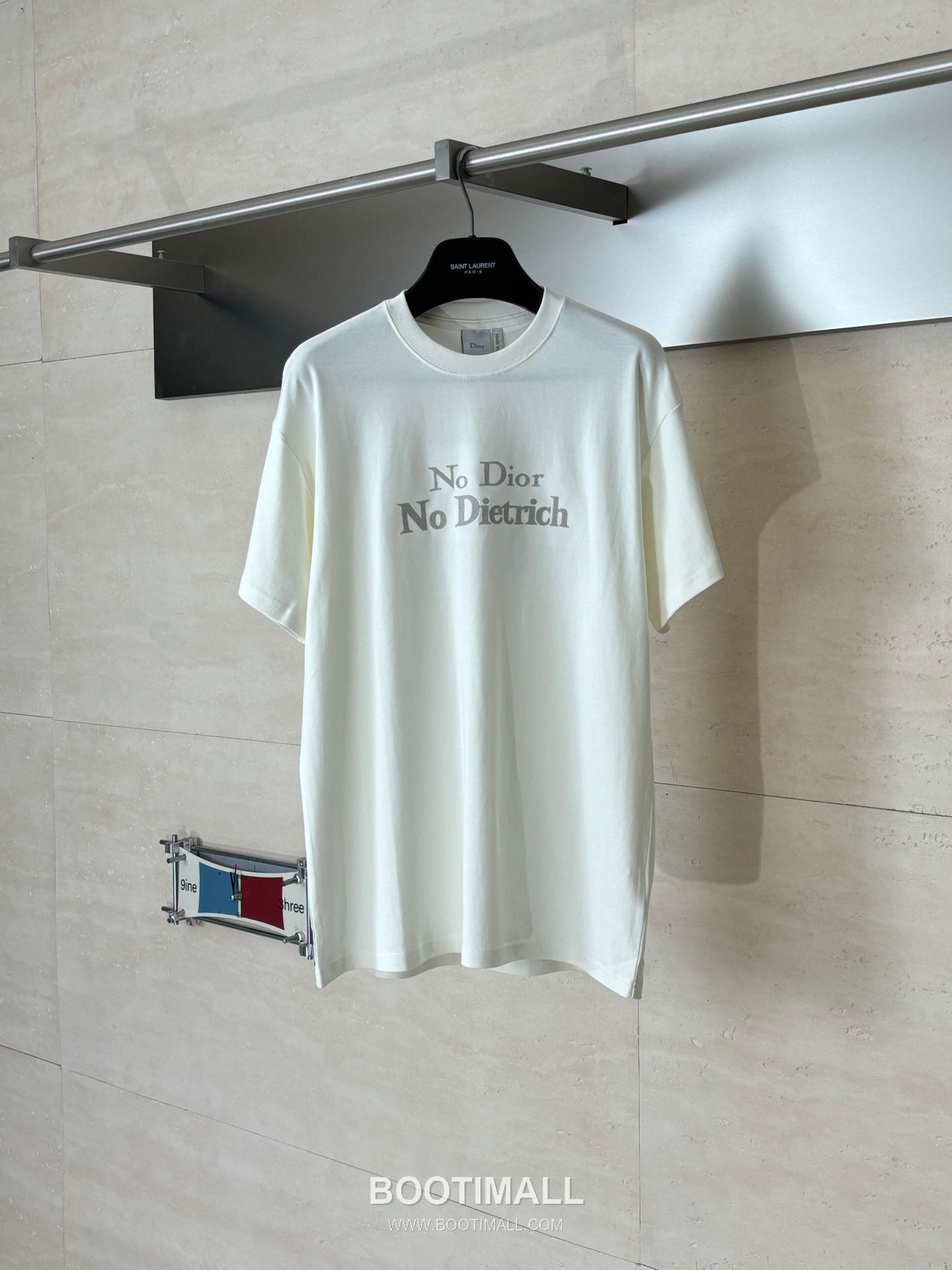 Dior SS26 “No Dior No Dietrich” Embroidered Cotton Short Sleeve T-Shirt 디올 SS26 노 디올 노 디트리히 자수 코튼 반팔 티셔츠 10