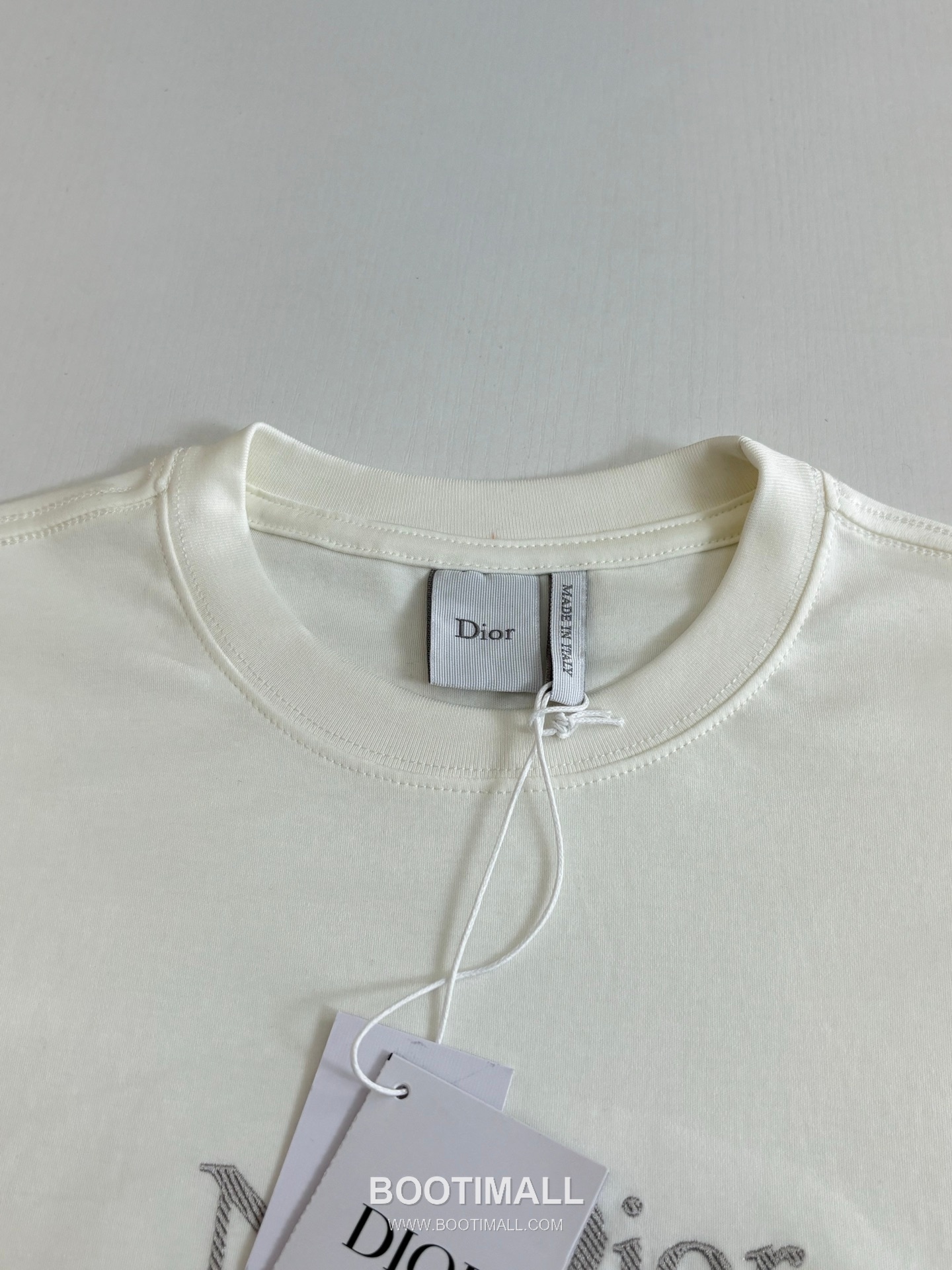 Dior SS26 “No Dior No Dietrich” Embroidered Cotton Short Sleeve T-Shirt 디올 SS26 노 디올 노 디트리히 자수 코튼 반팔 티셔츠 14