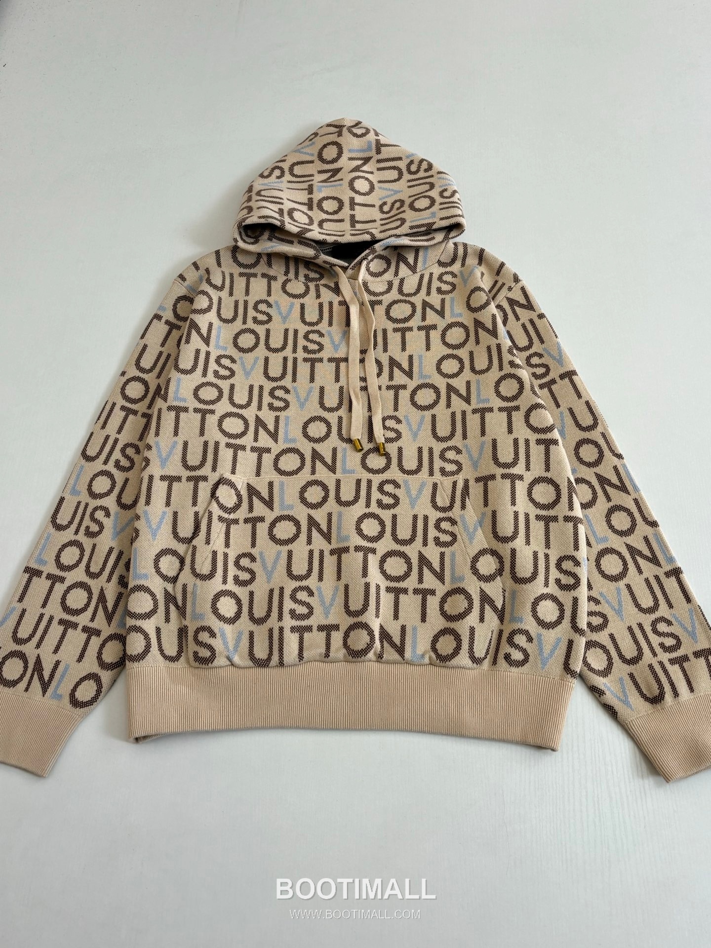 Louis Vuitton SS26 Monogram Letter Jacquard Knit Hoodie 루이비통 SS26 모노그램 레터 자카드 니트 후드 7