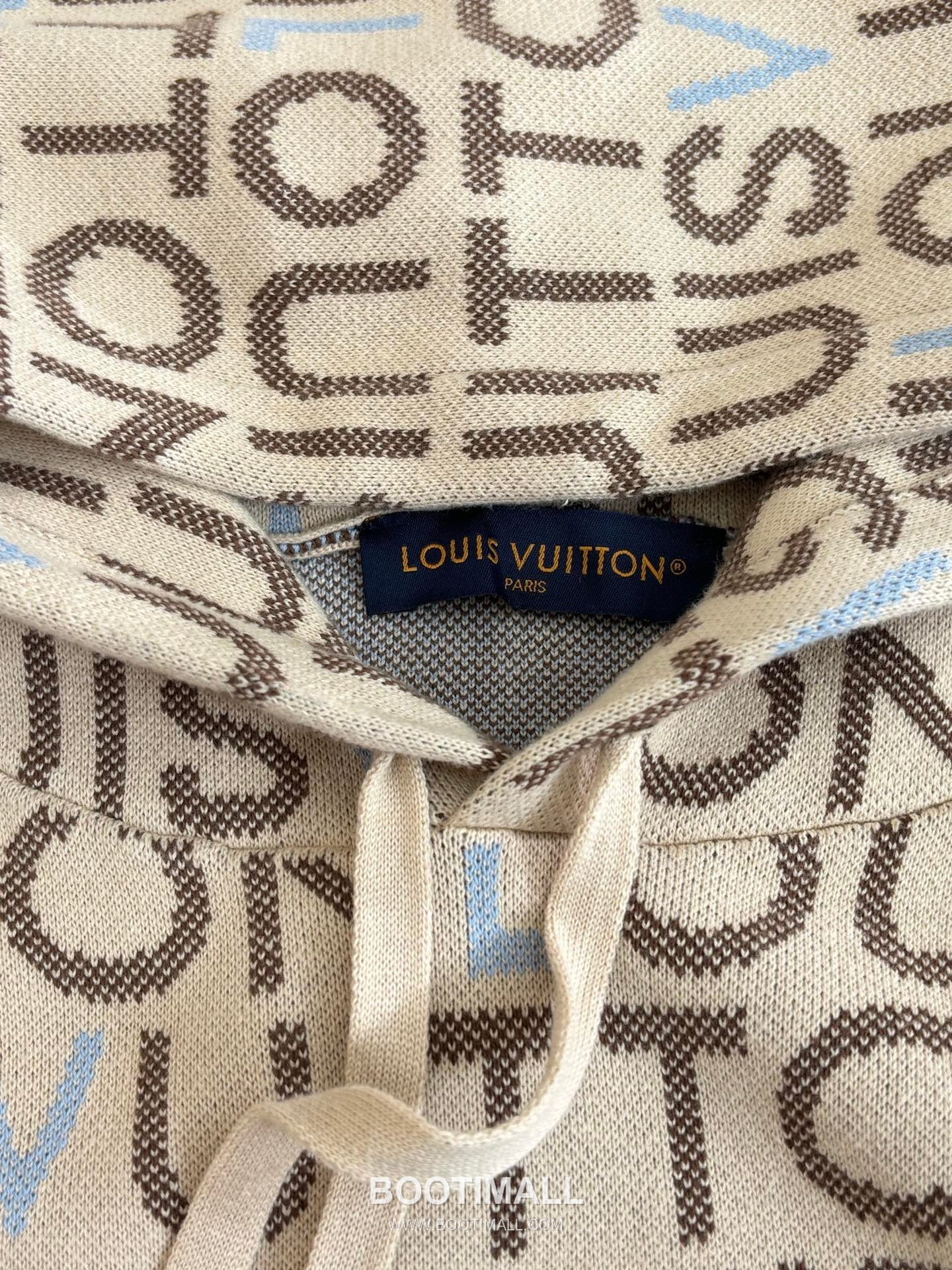 Louis Vuitton SS26 Monogram Letter Jacquard Knit Hoodie 루이비통 SS26 모노그램 레터 자카드 니트 후드 8
