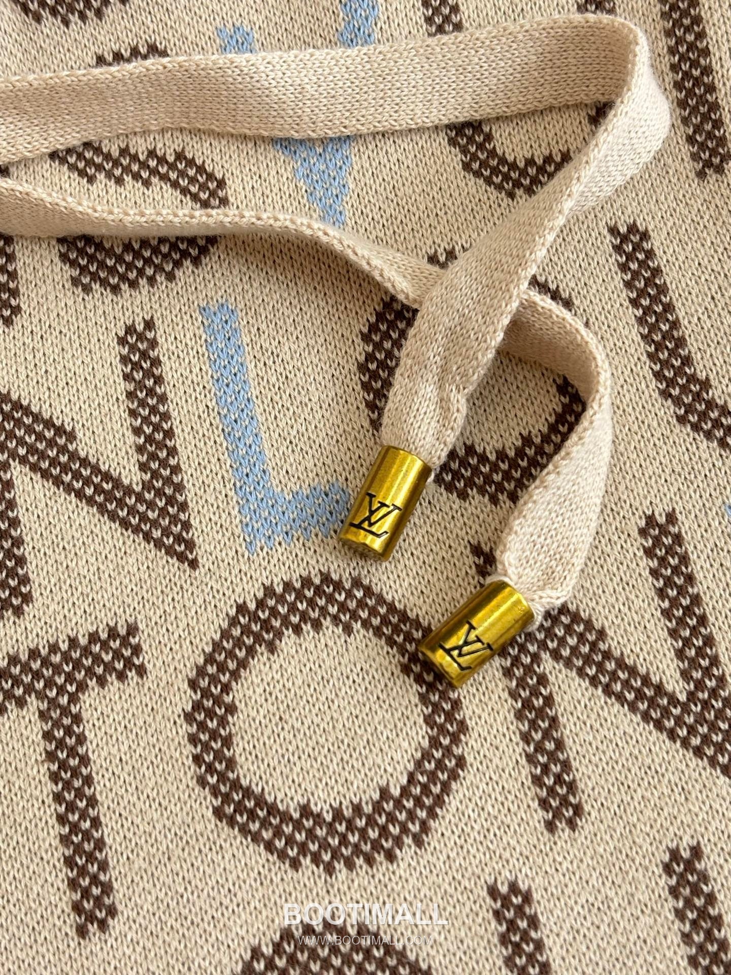 Louis Vuitton SS26 Monogram Letter Jacquard Knit Hoodie 루이비통 SS26 모노그램 레터 자카드 니트 후드 10