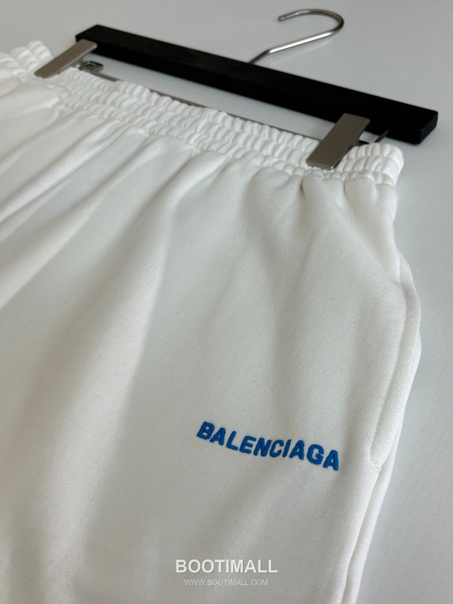 Balenciaga Logo Embroidered Cotton Sweat Shorts 발렌시아가 로고 자수 코튼 스웨트 쇼츠 6