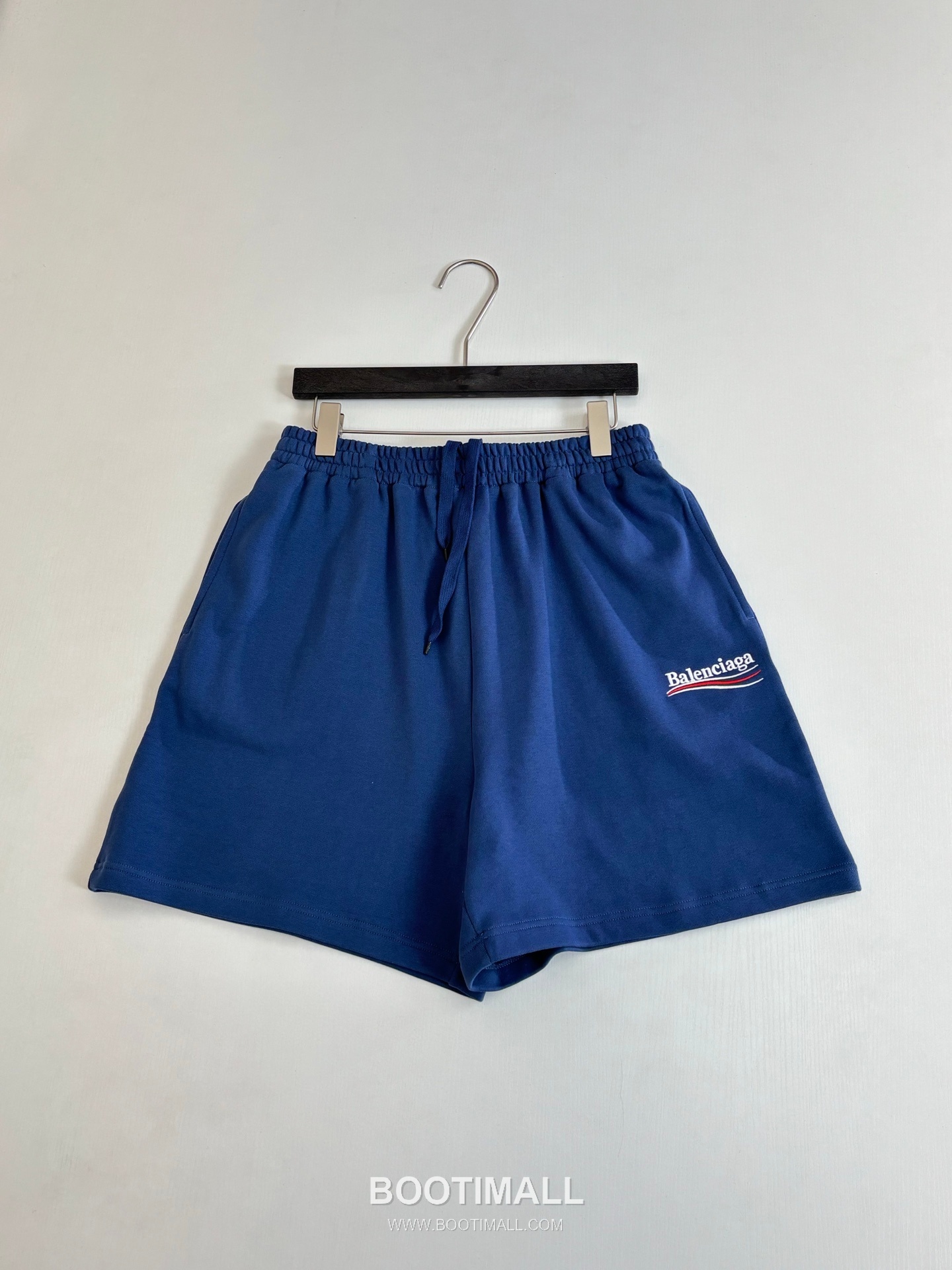 Balenciaga Logo Embroidered Cotton Sweat Shorts 발렌시아가 로고 자수 코튼 스웨트 쇼츠 3