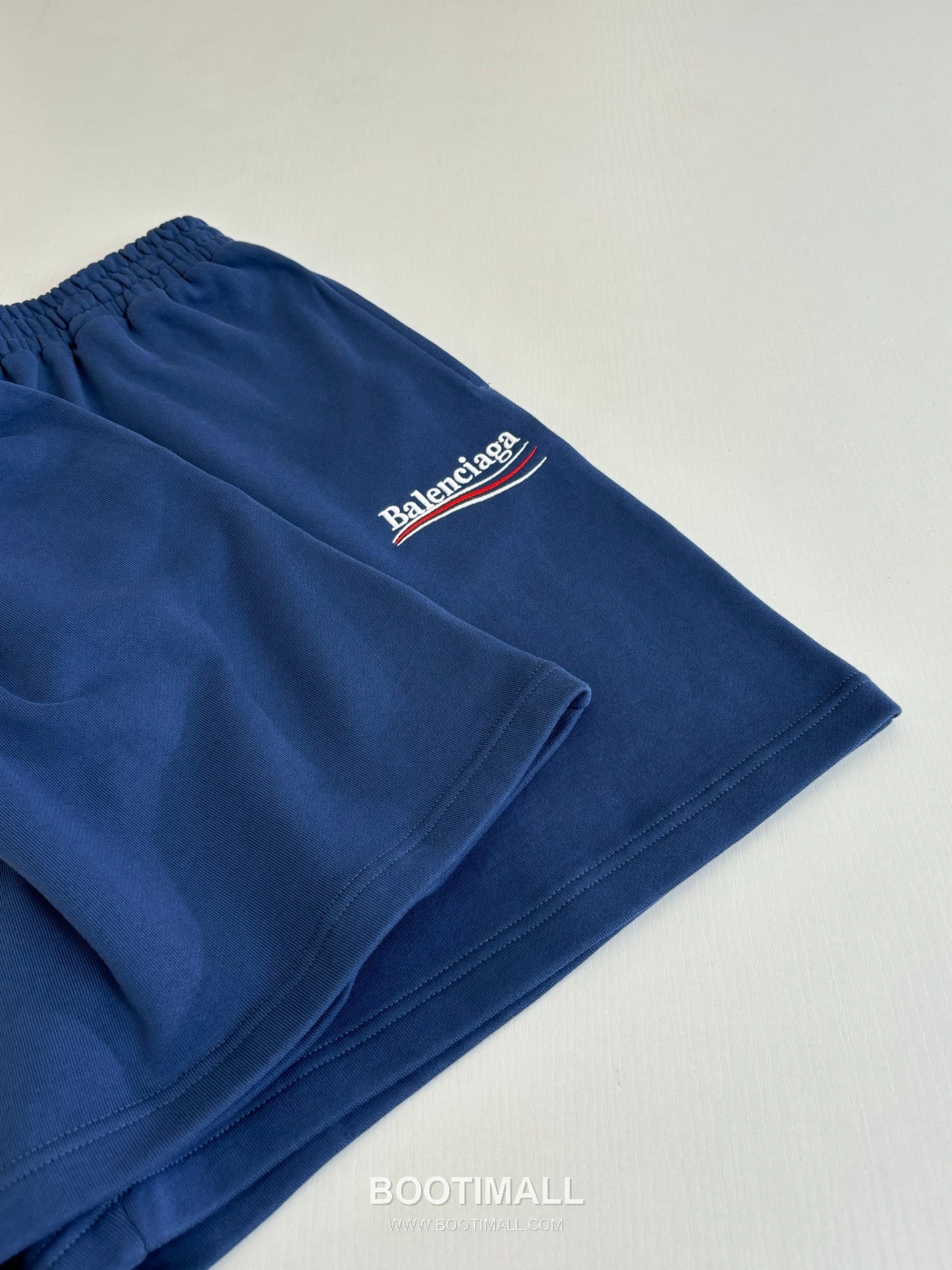 Balenciaga Logo Embroidered Cotton Sweat Shorts 발렌시아가 로고 자수 코튼 스웨트 쇼츠 5