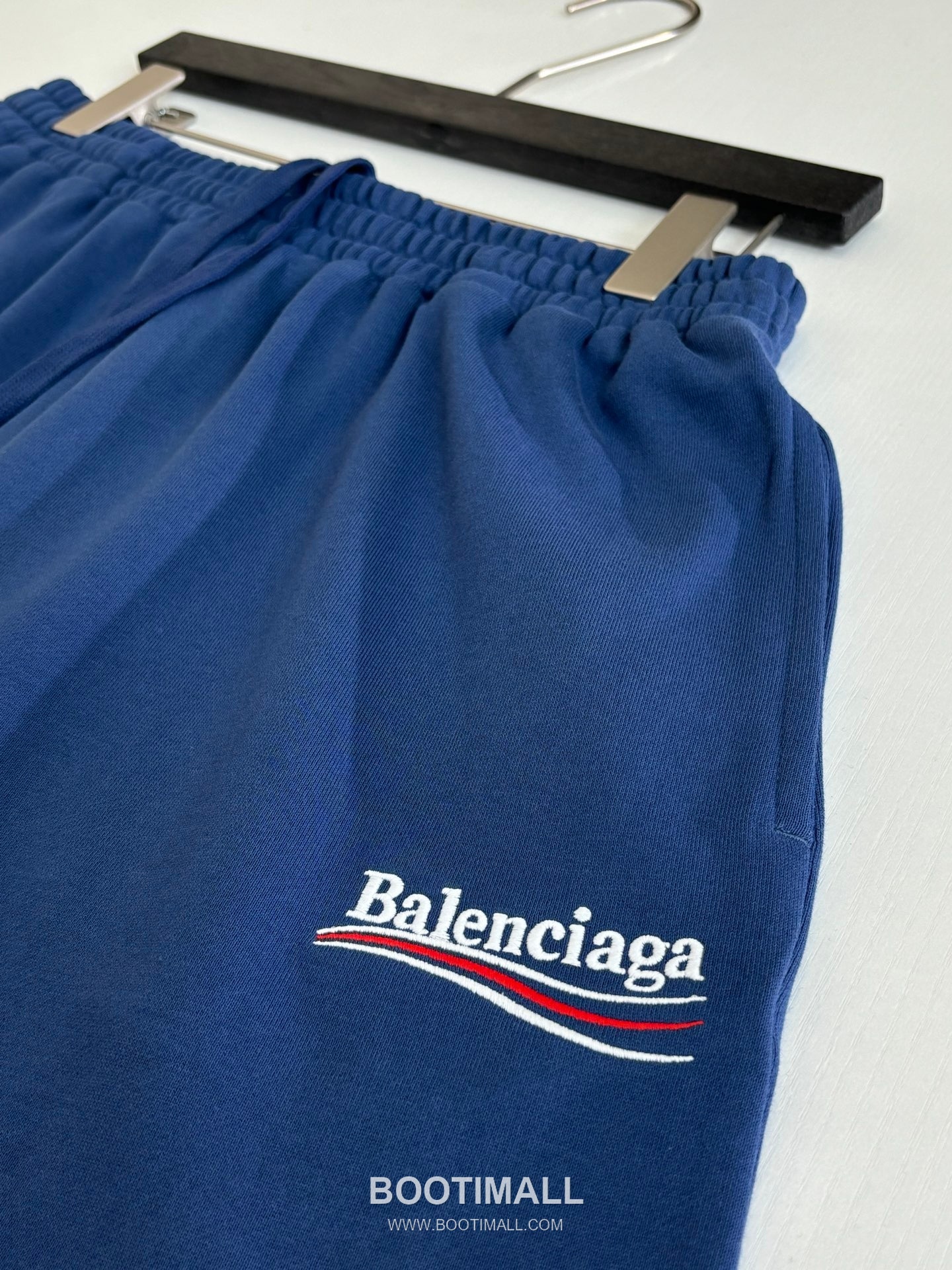 Balenciaga Logo Embroidered Cotton Sweat Shorts 발렌시아가 로고 자수 코튼 스웨트 쇼츠 7