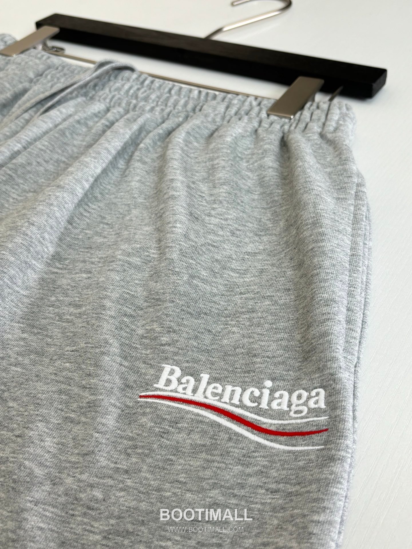 Balenciaga Logo Embroidered Cotton Sweat Shorts 발렌시아가 로고 자수 코튼 스웨트 쇼츠 6