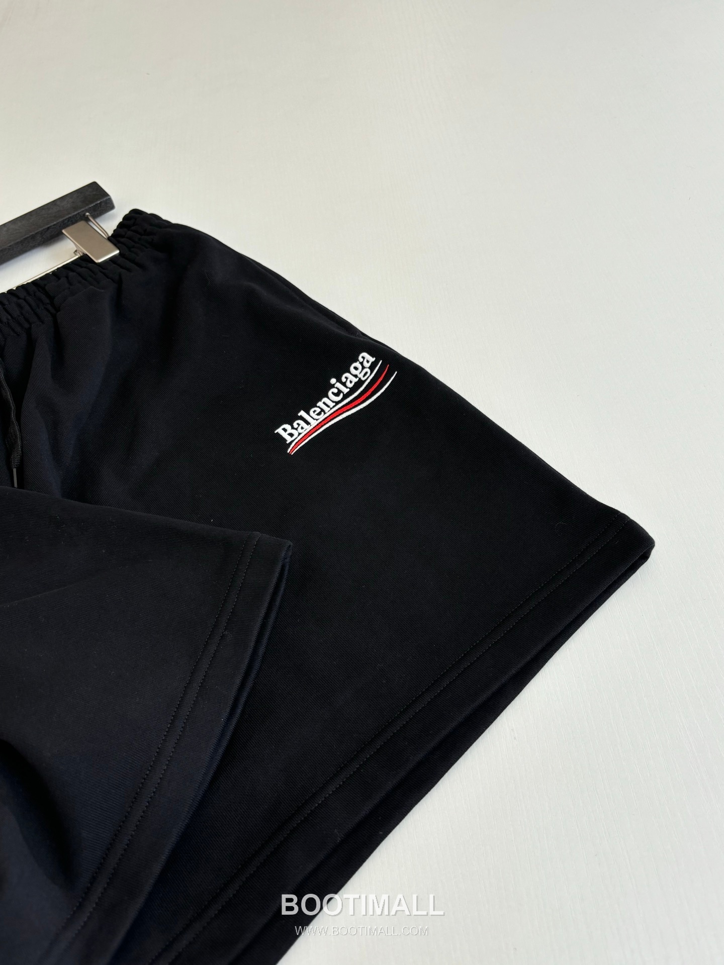 Balenciaga Logo Embroidered Cotton Sweat Shorts 발렌시아가 로고 자수 코튼 스웨트 쇼츠 14