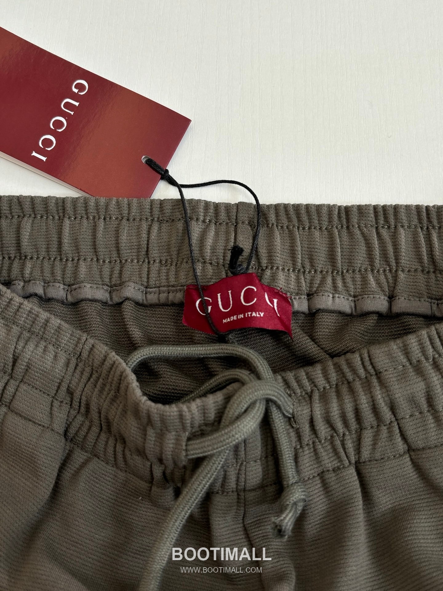 Gucci FW25 Stripe Web Trim Embroidered Cotton Drawstring Shorts 구찌 FW25 스트라이프 웹 트림 자수 코튼 드로우스트링 쇼츠 7