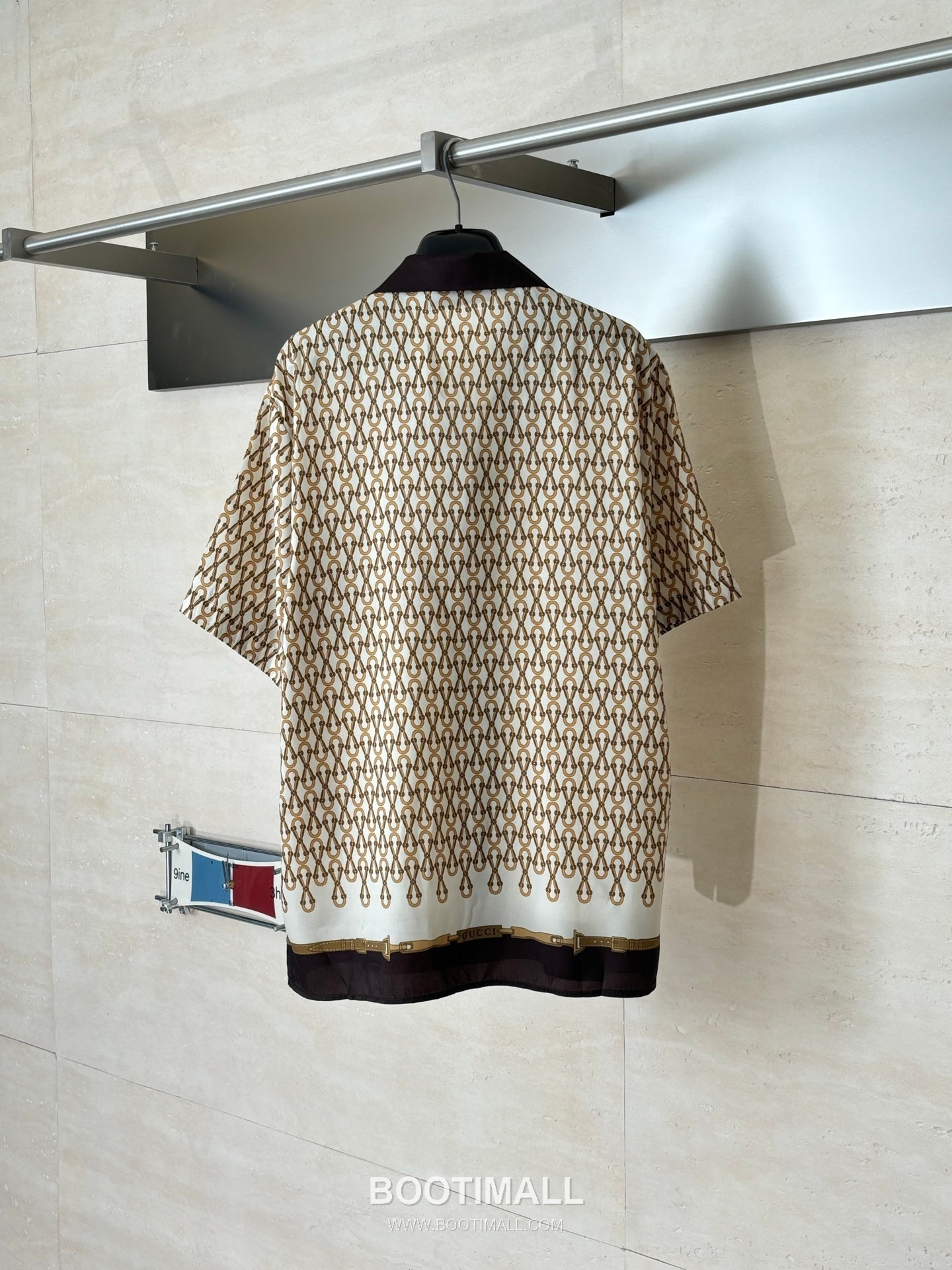 Gucci FW25 Horsebit Multicolor Print Poplin Short Sleeve Shirt 구찌 FW25 홀스빗 멀티컬러 프린트 포플린 반팔 셔츠 2