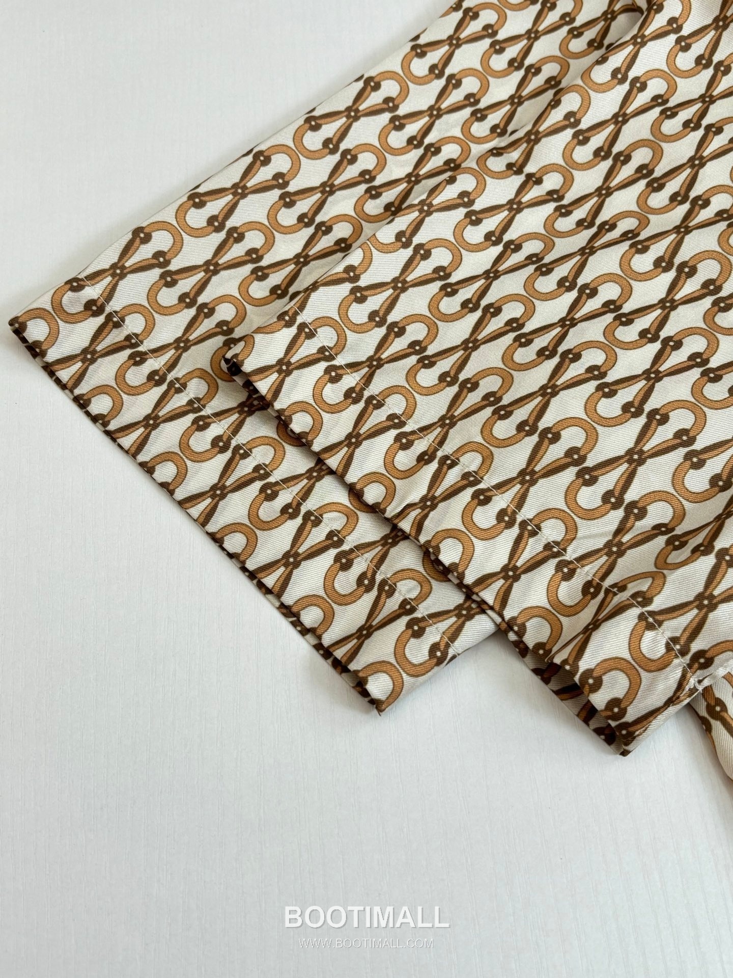 Gucci FW25 Horsebit Multicolor Print Poplin Short Sleeve Shirt 구찌 FW25 홀스빗 멀티컬러 프린트 포플린 반팔 셔츠 10