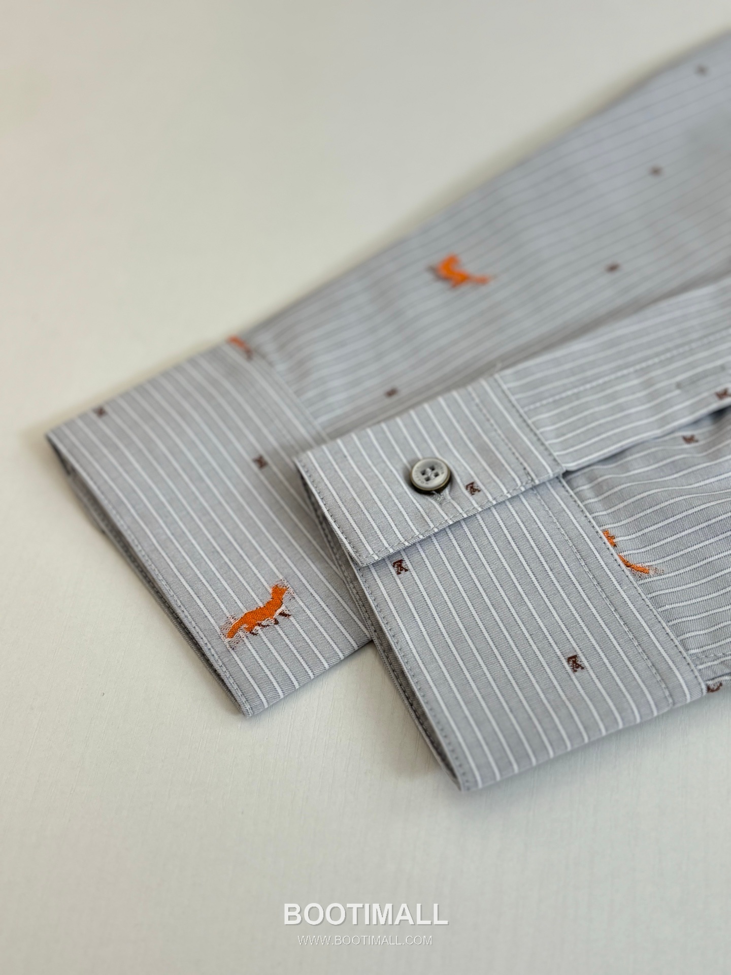 Louis Vuitton FW25 Striped Fox Embroidered Long Sleeve Shirt 루이비통 FW25 스트라이프 폭스 자수 롱슬리브 셔츠 13