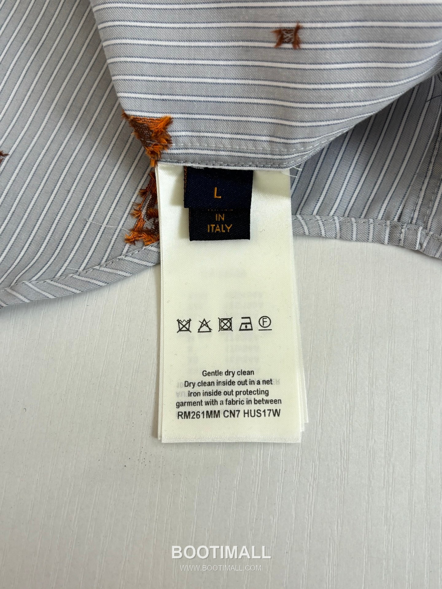 Louis Vuitton FW25 Striped Fox Embroidered Long Sleeve Shirt 루이비통 FW25 스트라이프 폭스 자수 롱슬리브 셔츠 15