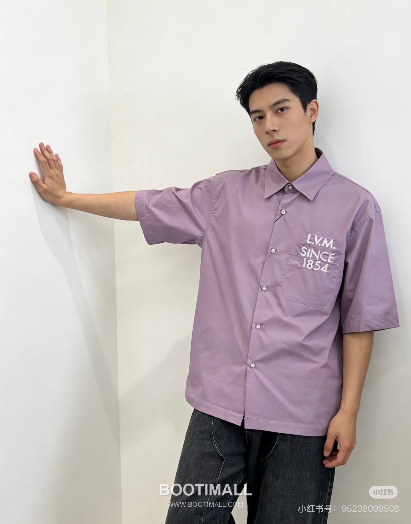 Louis Vuitton SS26 “1854” Embroidered Short Sleeve Collar Shirt 루이비통 SS26 1854 자수 반팔 카라 셔츠 3