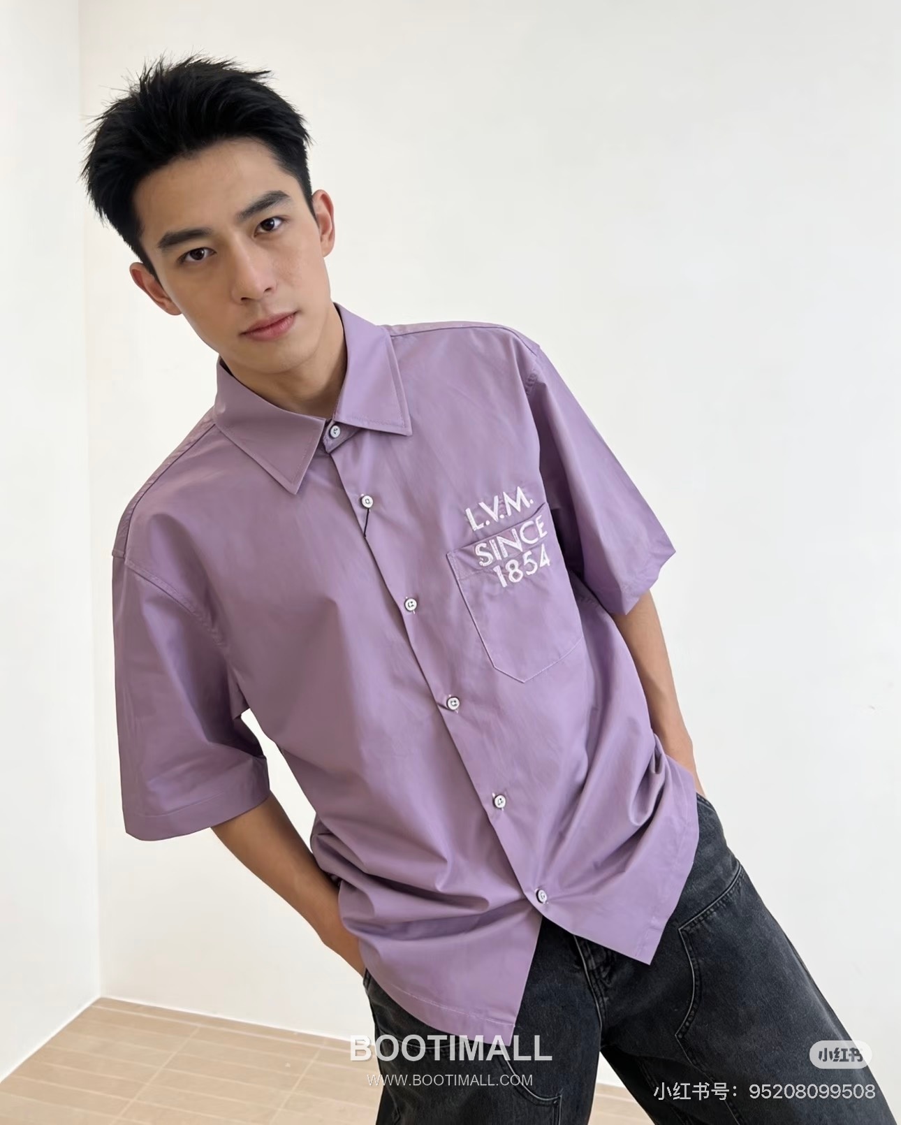 Louis Vuitton SS26 “1854” Embroidered Short Sleeve Collar Shirt 루이비통 SS26 1854 자수 반팔 카라 셔츠 4