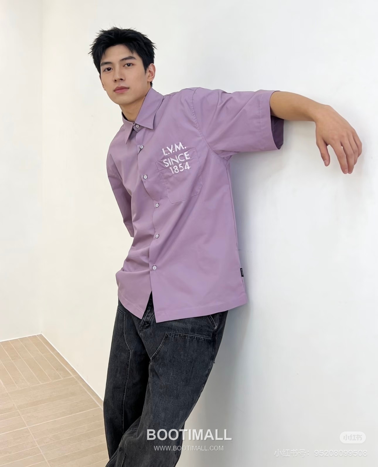 Louis Vuitton SS26 “1854” Embroidered Short Sleeve Collar Shirt 루이비통 SS26 1854 자수 반팔 카라 셔츠 5