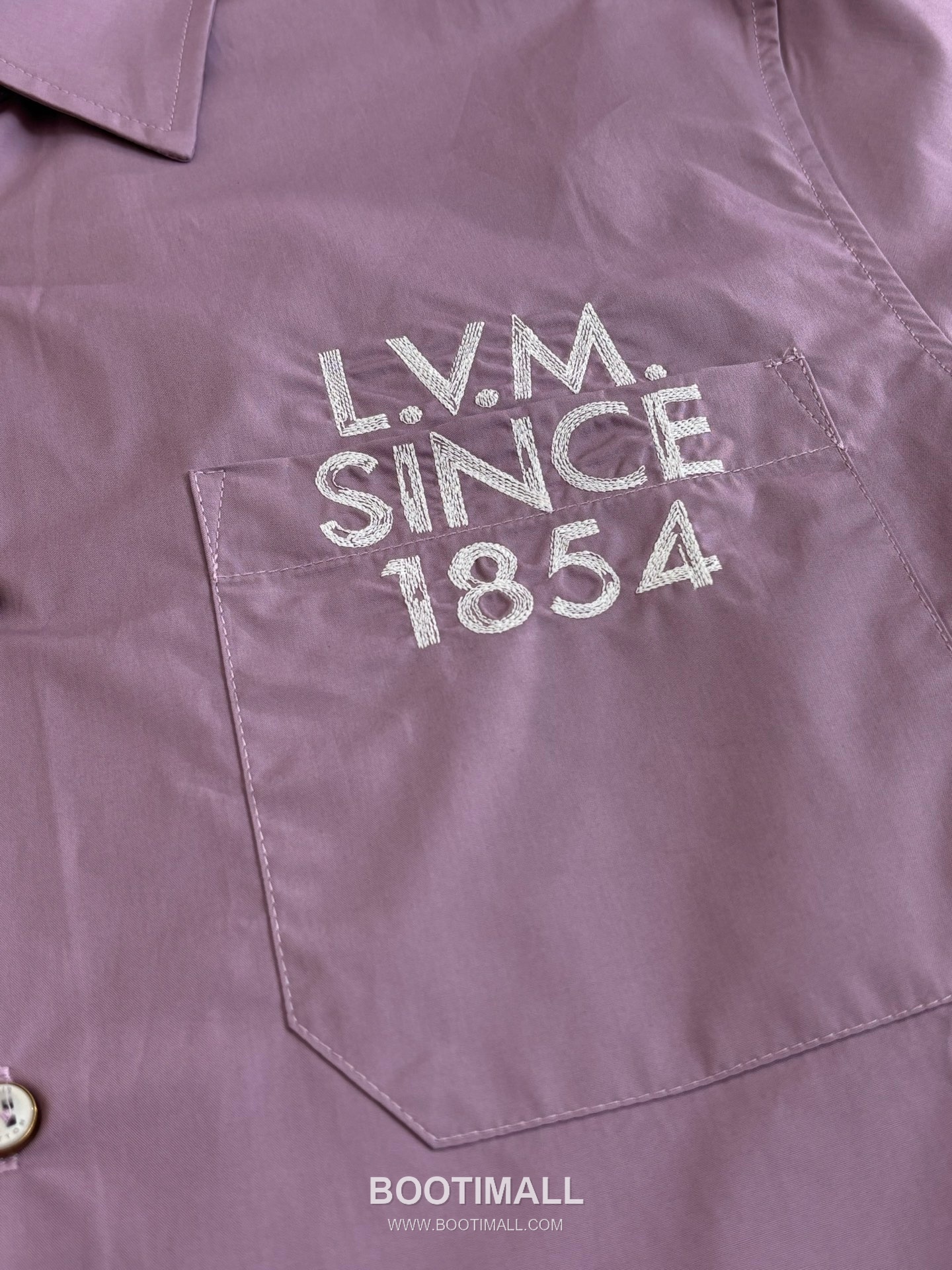 Louis Vuitton SS26 “1854” Embroidered Short Sleeve Collar Shirt 루이비통 SS26 1854 자수 반팔 카라 셔츠 11