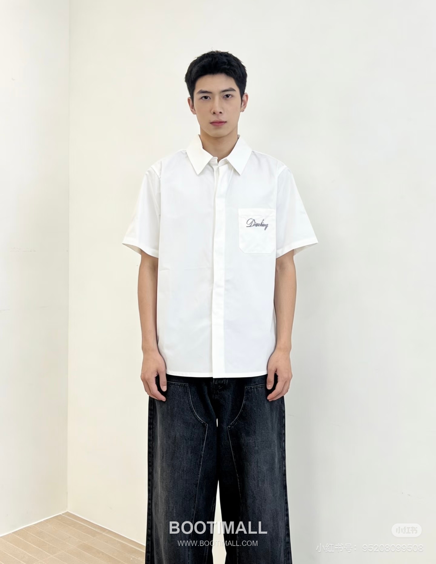 Dior FW25 Logo Embroidered Cotton Short Sleeve Shirt 디올 FW25 로고 자수 코튼 반팔 셔츠 1