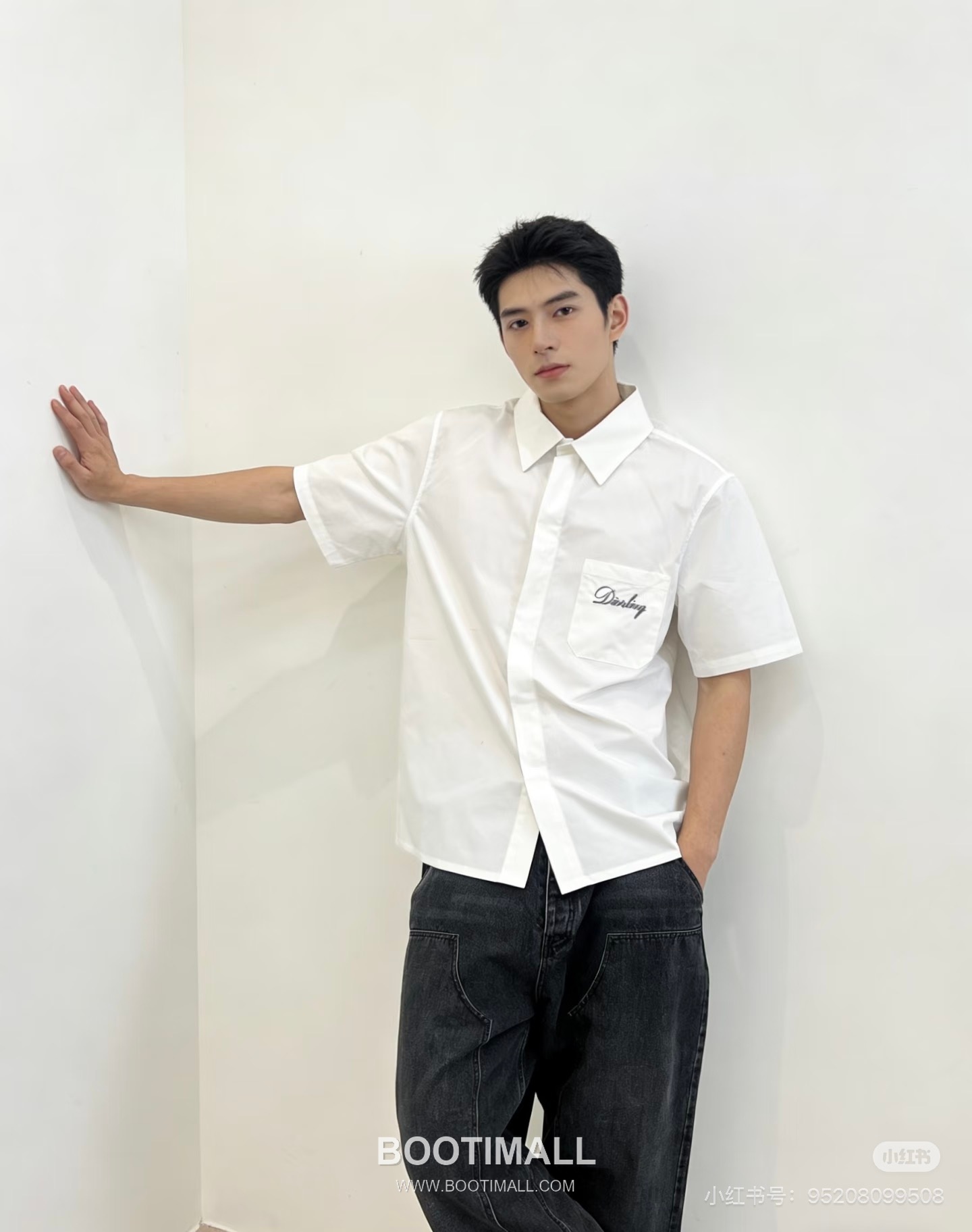 Dior FW25 Logo Embroidered Cotton Short Sleeve Shirt 디올 FW25 로고 자수 코튼 반팔 셔츠 4