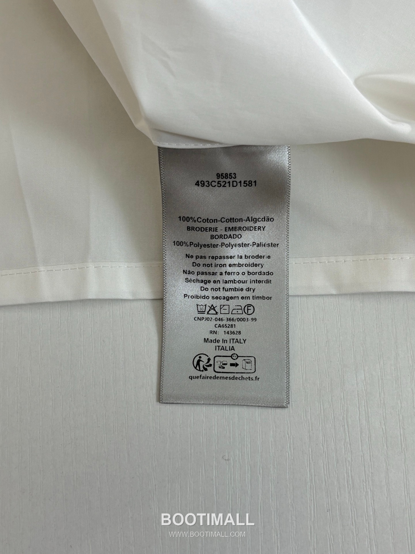 Dior FW25 Logo Embroidered Cotton Short Sleeve Shirt 디올 FW25 로고 자수 코튼 반팔 셔츠 13